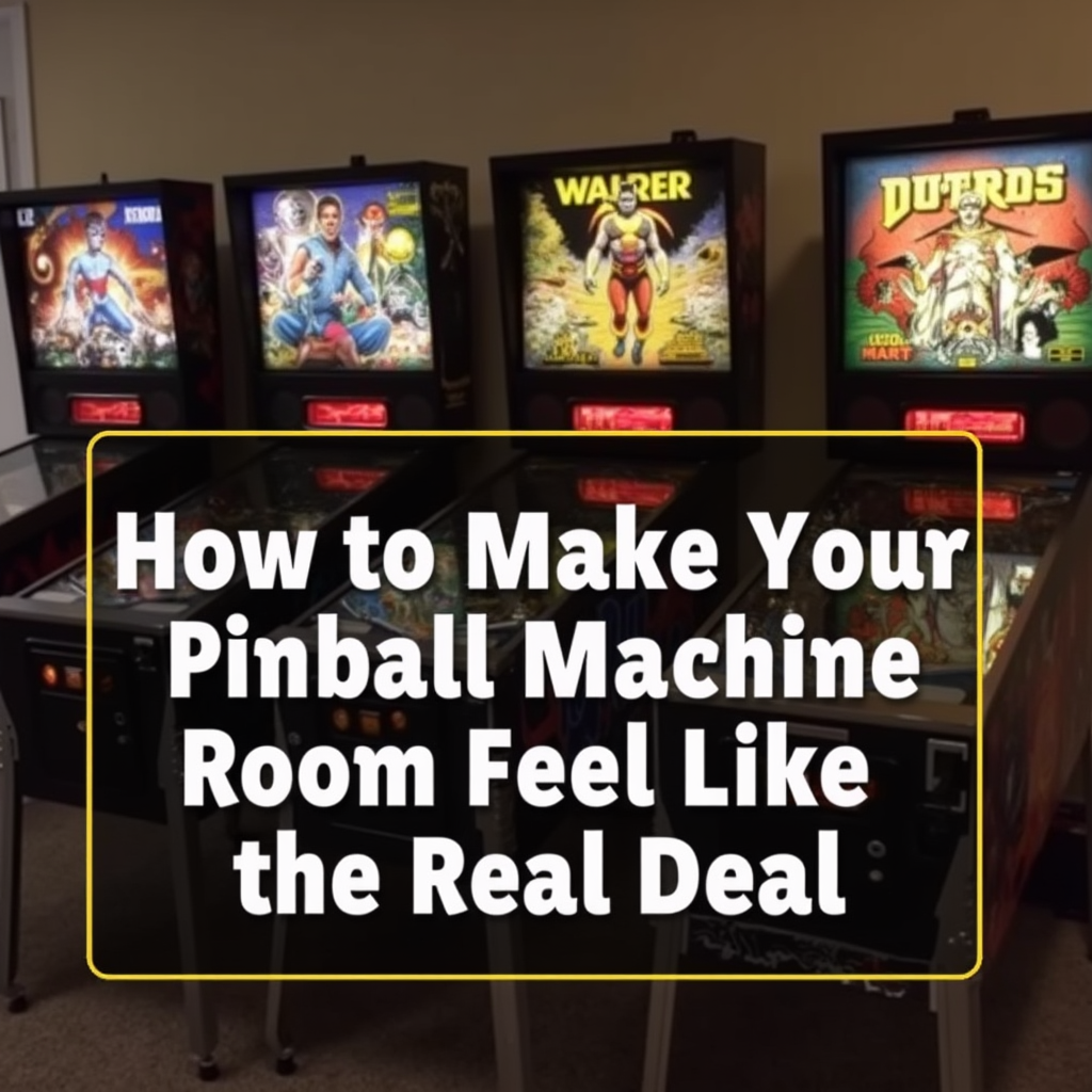 How to Make Your Home Pinball Room Feel Like the Real Deal