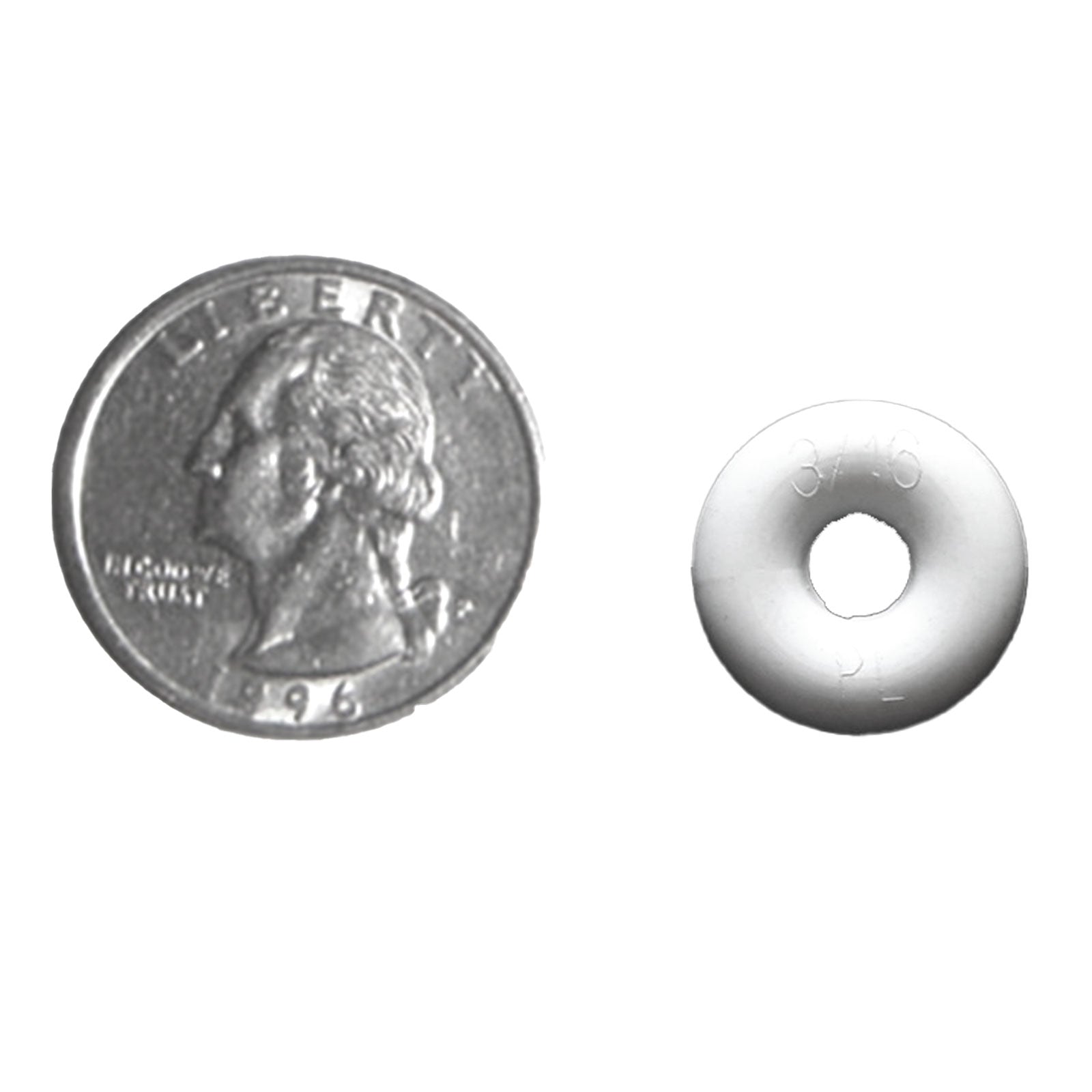 Nitro Pinball Sales Parts & Accessories 3/16 White Bumper Post Rings