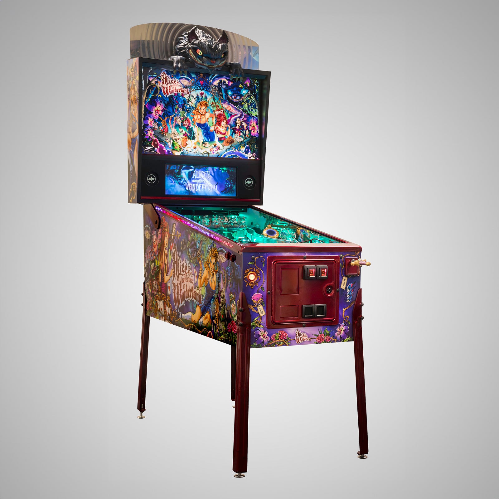 Nitro Pinball Sales Alice’s Adventures in Wonderland by DPX Dutch Pinball Machine