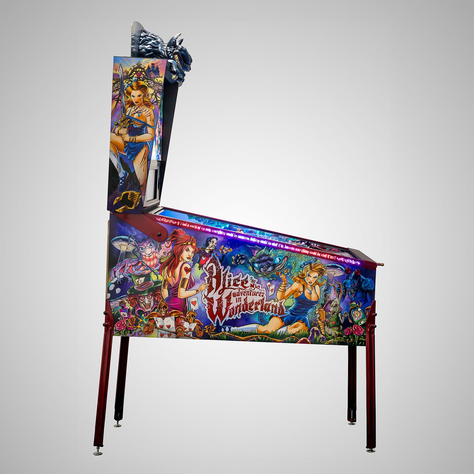 Nitro Pinball Sales Alice’s Adventures in Wonderland by DPX Dutch Pinball Machine