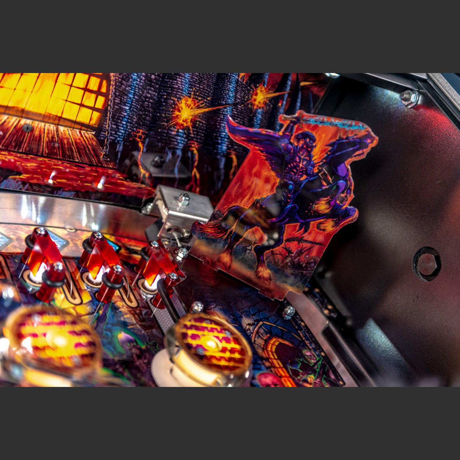 Nitro Pinball Sales Pinball Machine Stern Black Knight: Sword of Rage Pro Playfield