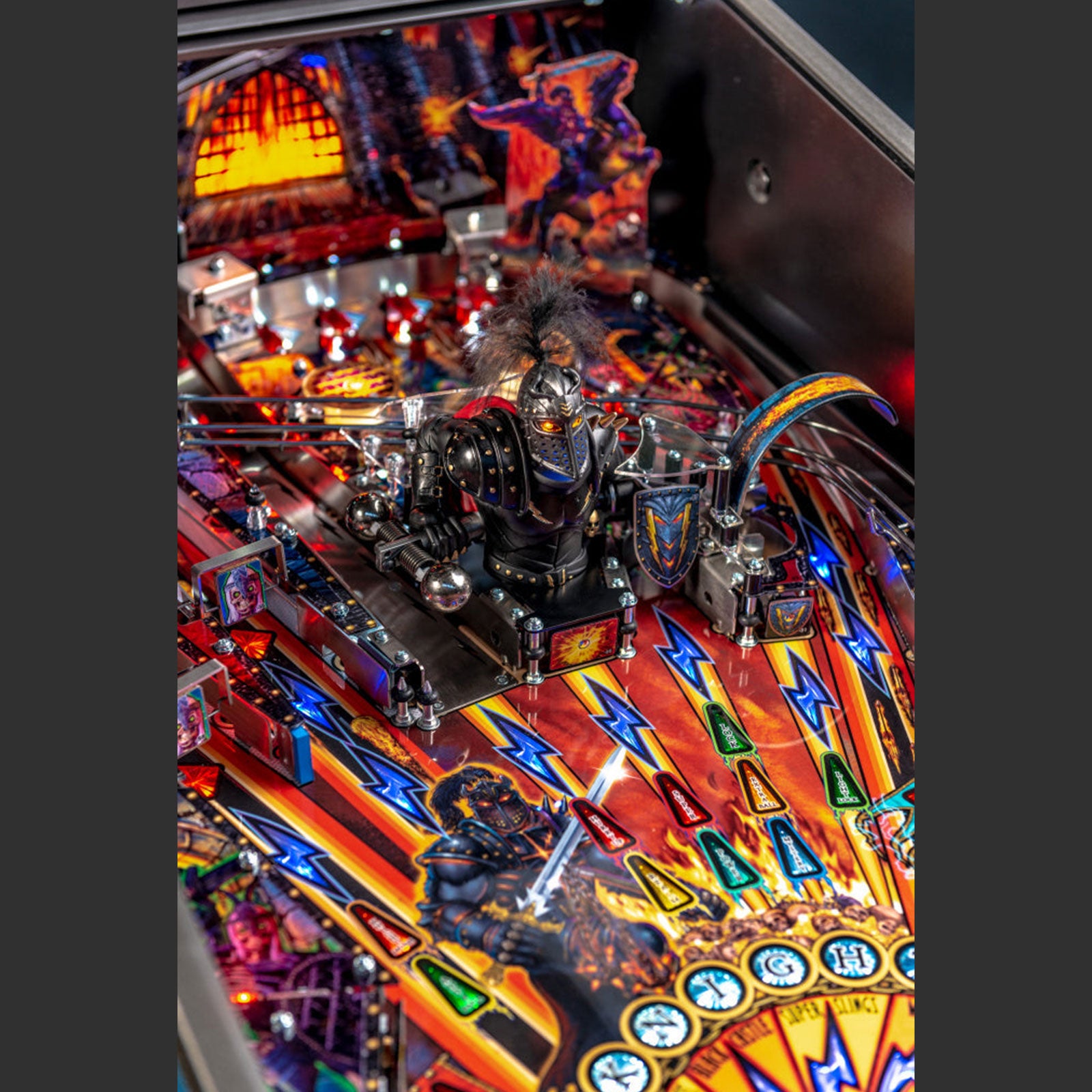 Nitro Pinball Sales Pinball Machine Stern Black Knight: Sword of Rage Pro Playfield