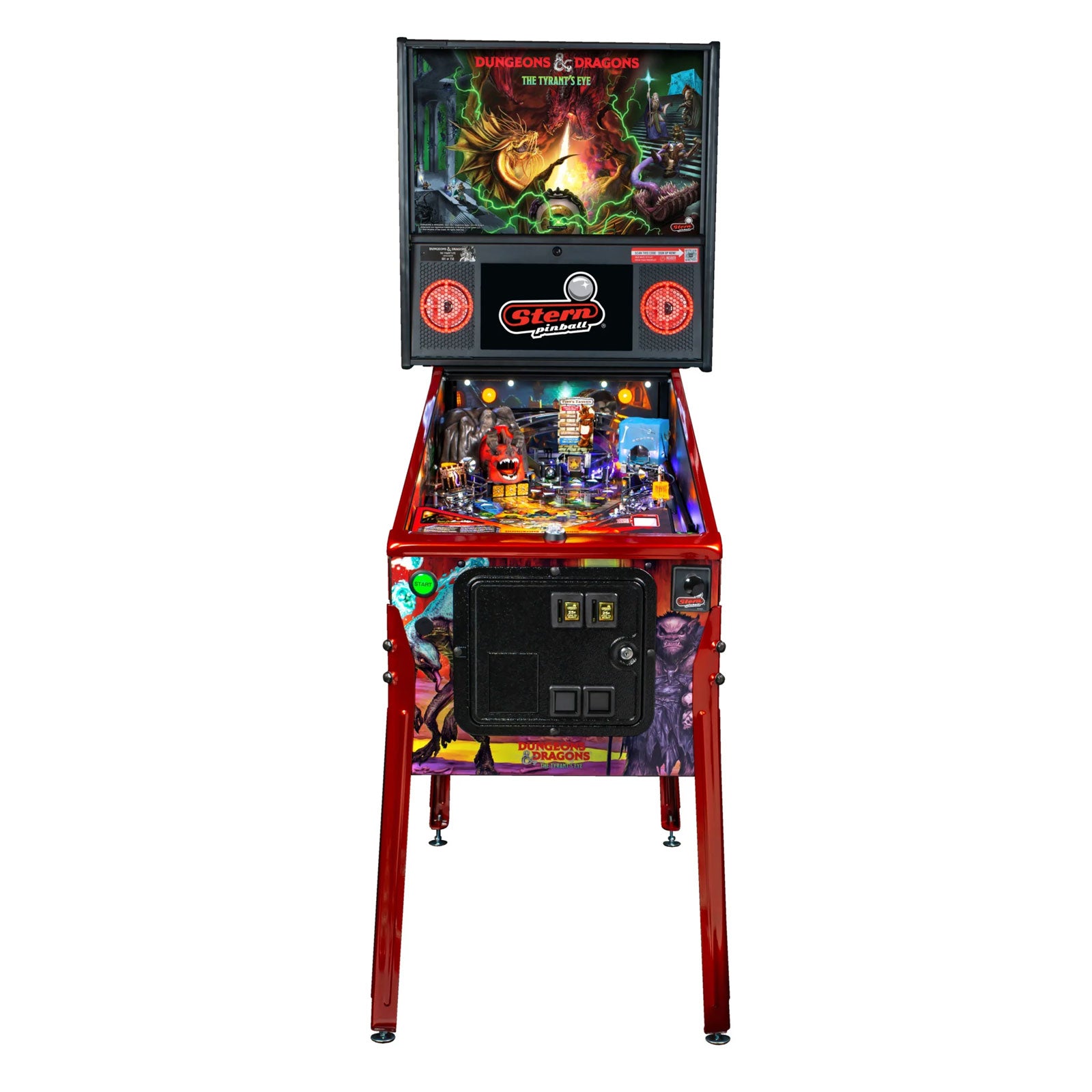 Nitro Pinball Sales Stern Pinball Machine Dungeons & Dragons: The Tyrant’s Eye LIMITED EDITION