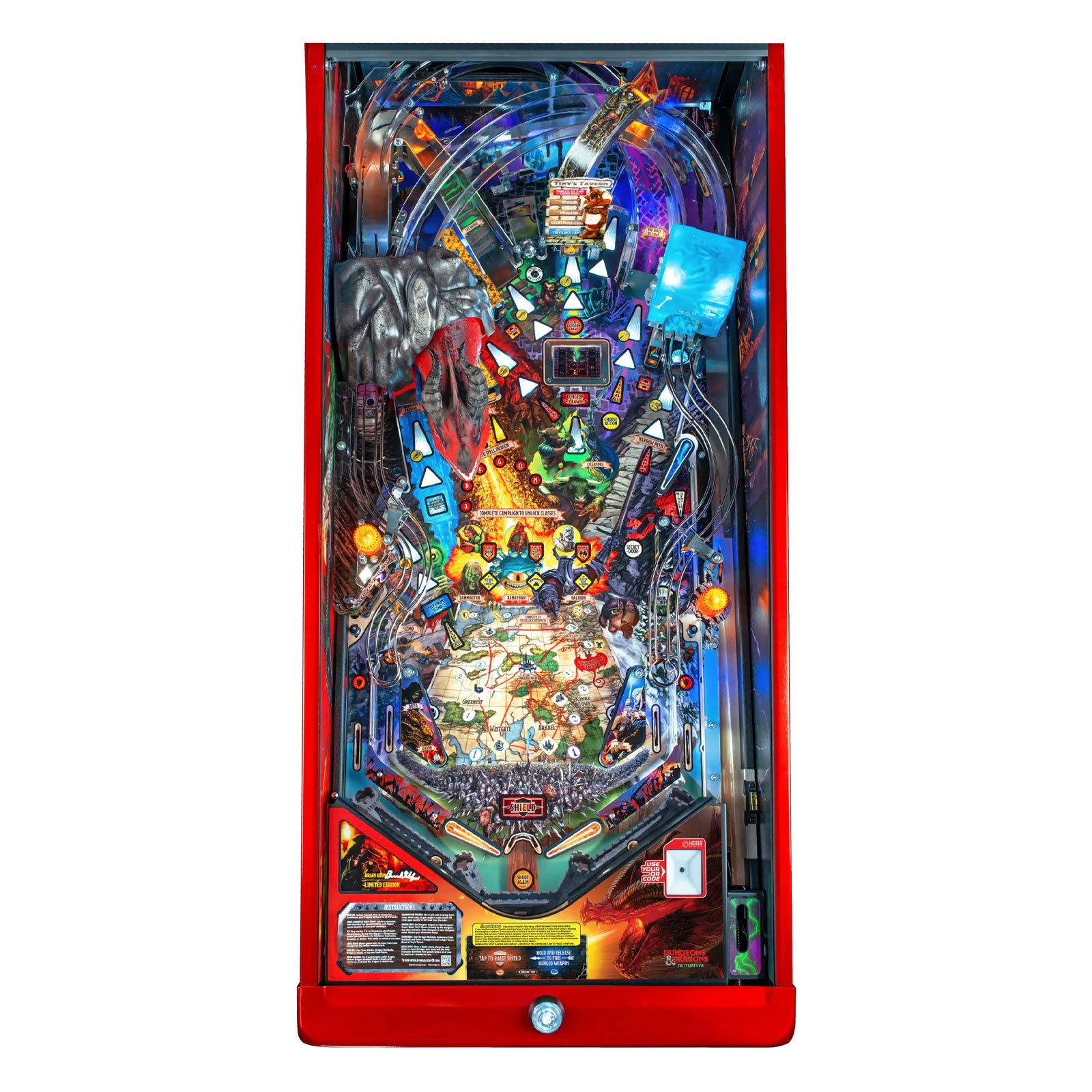 Nitro Pinball Sales Stern Pinball Machine Dungeons & Dragons: The Tyrant’s Eye LIMITED EDITION