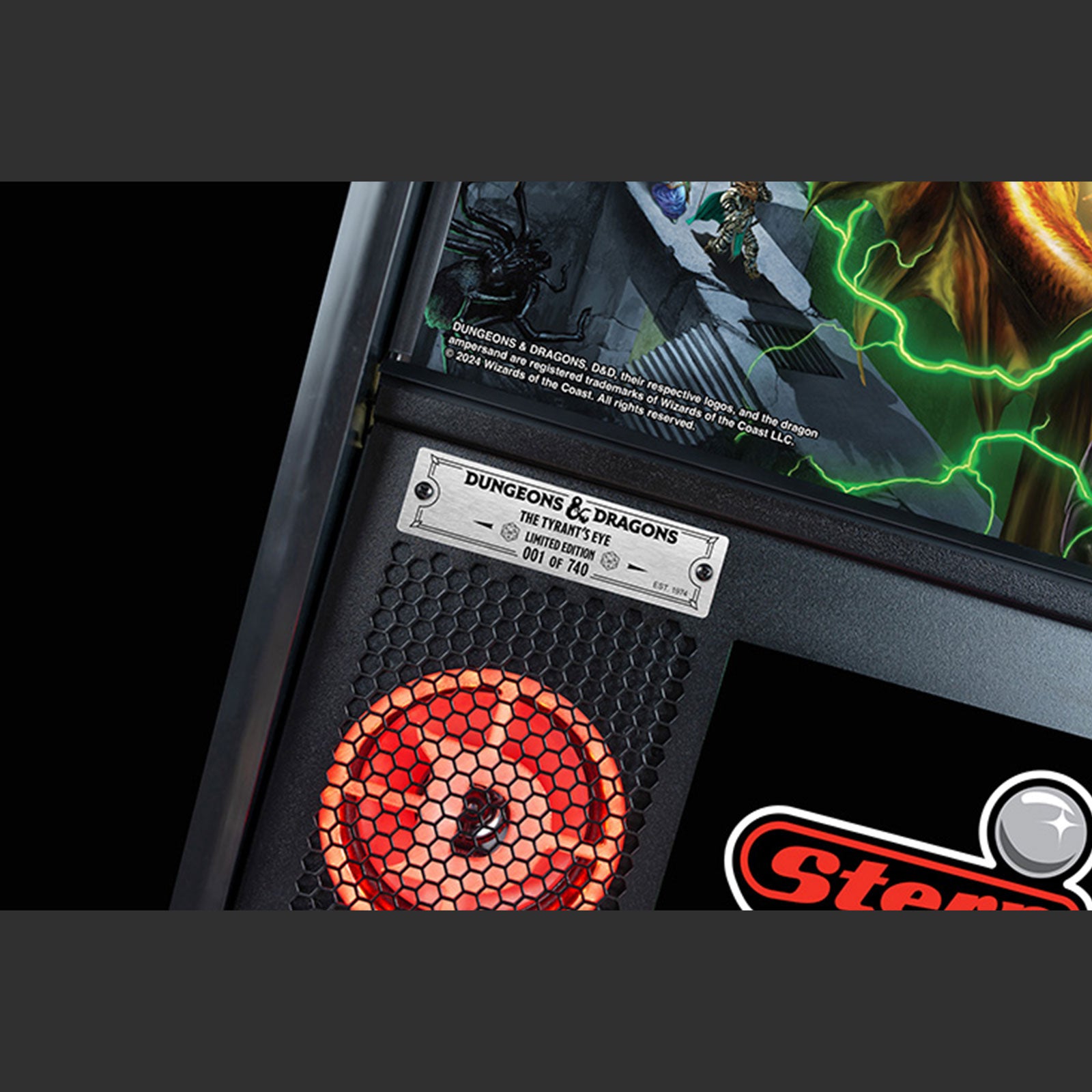 Nitro Pinball Sales Stern Pinball Machine Dungeons & Dragons: The Tyrant’s Eye LIMITED EDITION
