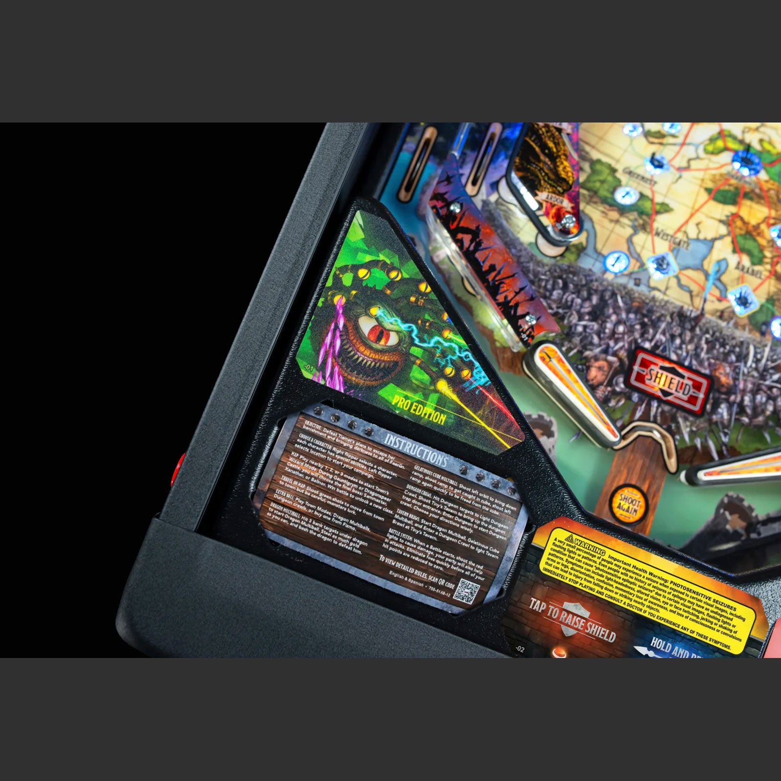 Nitro Pinball Sales Stern Pinball Machine Dungeons & Dragons: The Tyrant’s Eye PRO