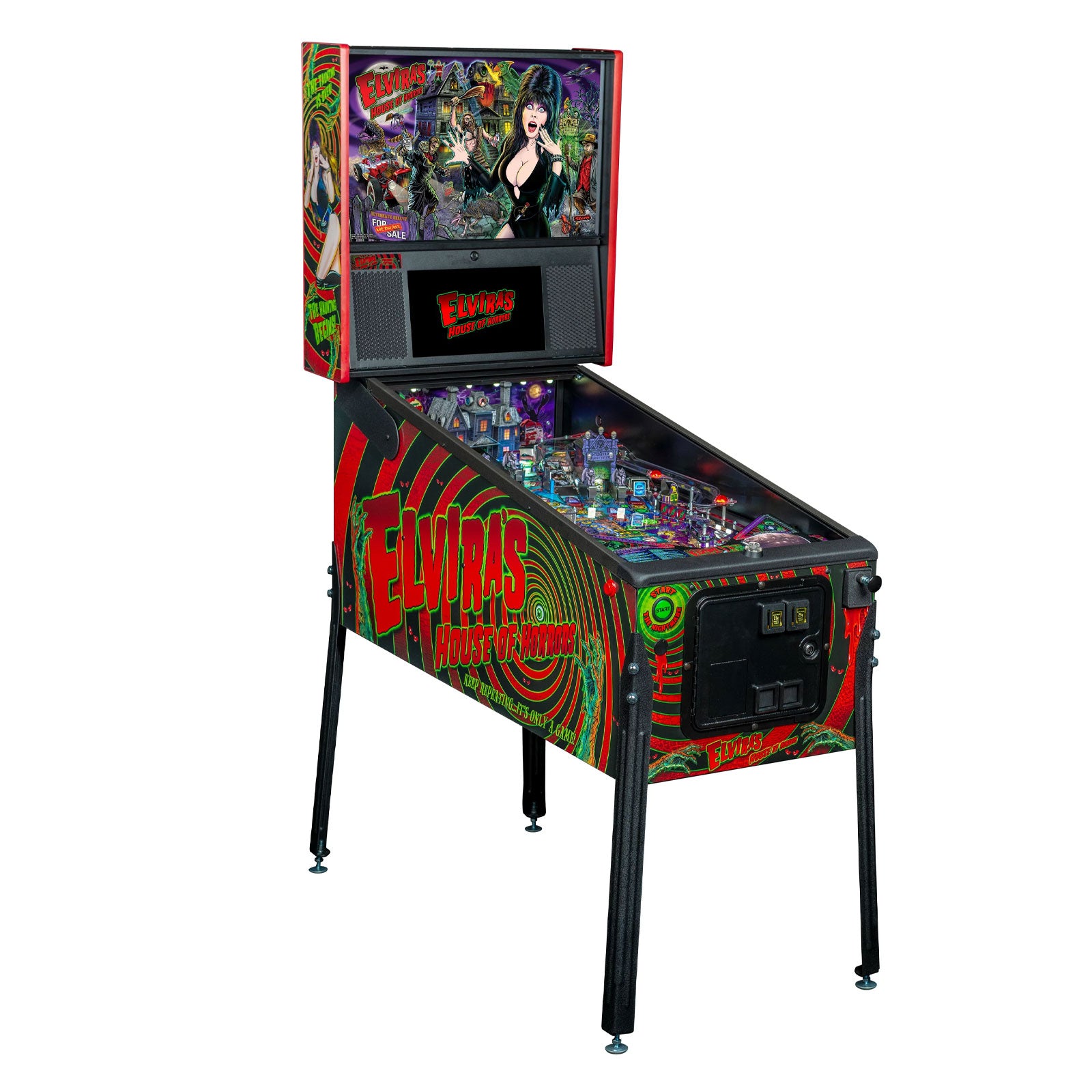 Nitro Pinball Sales USA Stern Pinball Machine ELVIRA: House of Horrors: PREMIUM