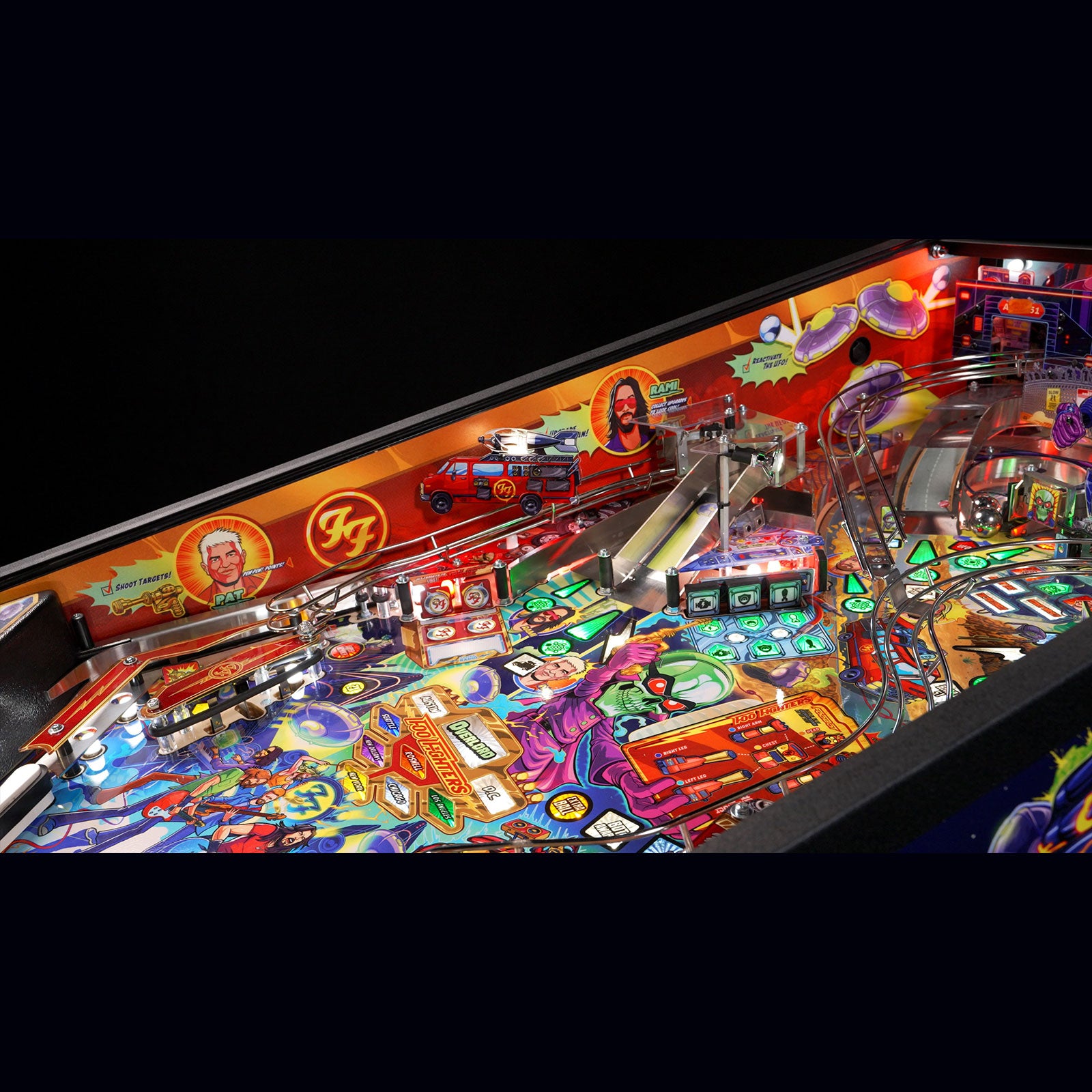 Nitro Pinball Sales Parts & Accessories FOO FIGHTERS INSIDE ART BLADES FOR PRO MODELS