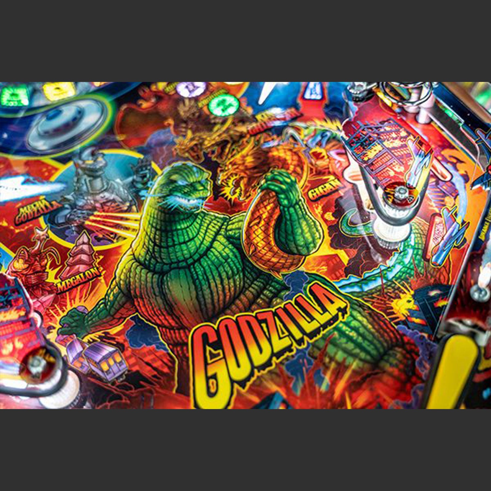 Nitro Pinball Sales USA - Stern Pinball Machine Godzilla Pro
