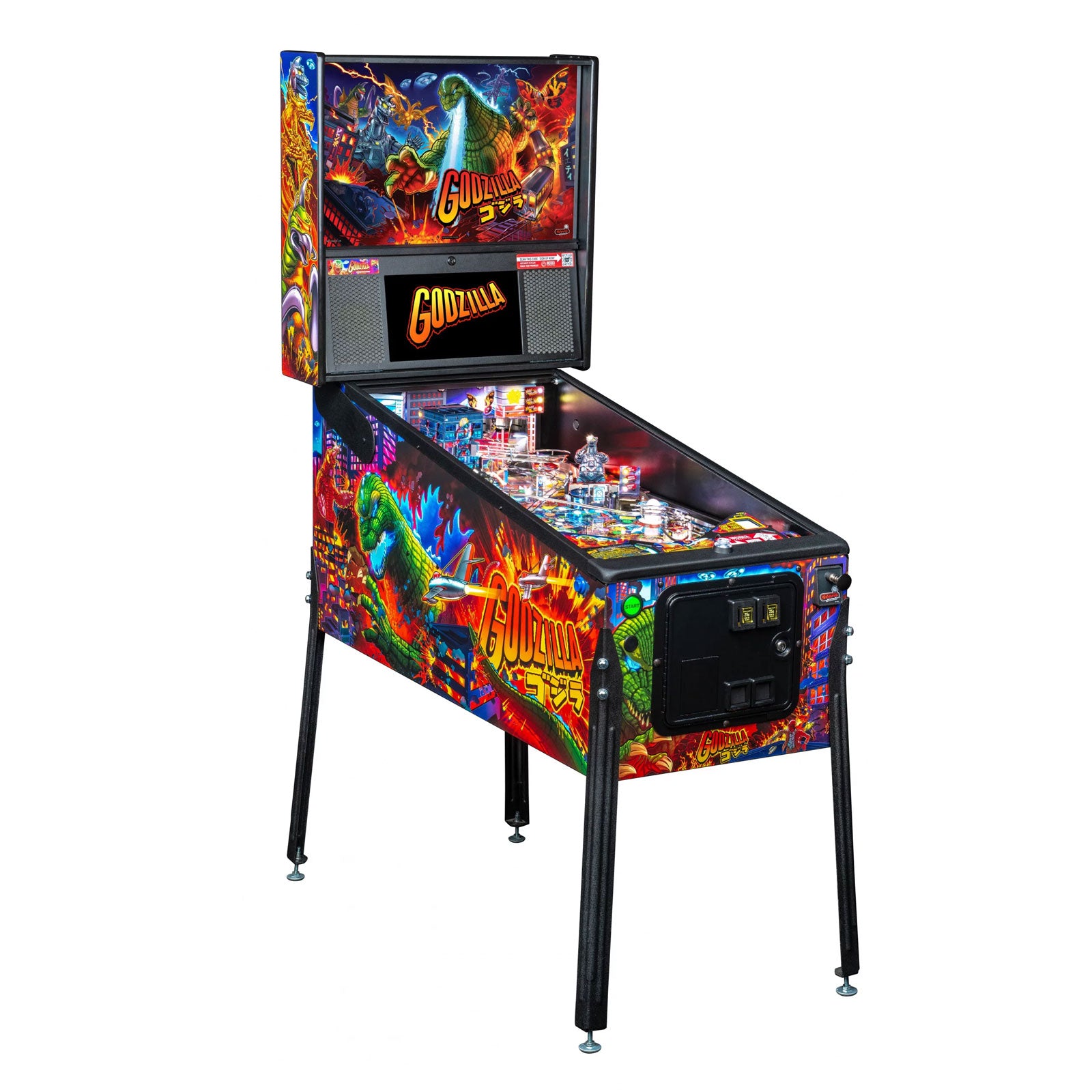 Nitro Pinball Sales USA - Stern Pinball Machine Godzilla Pro