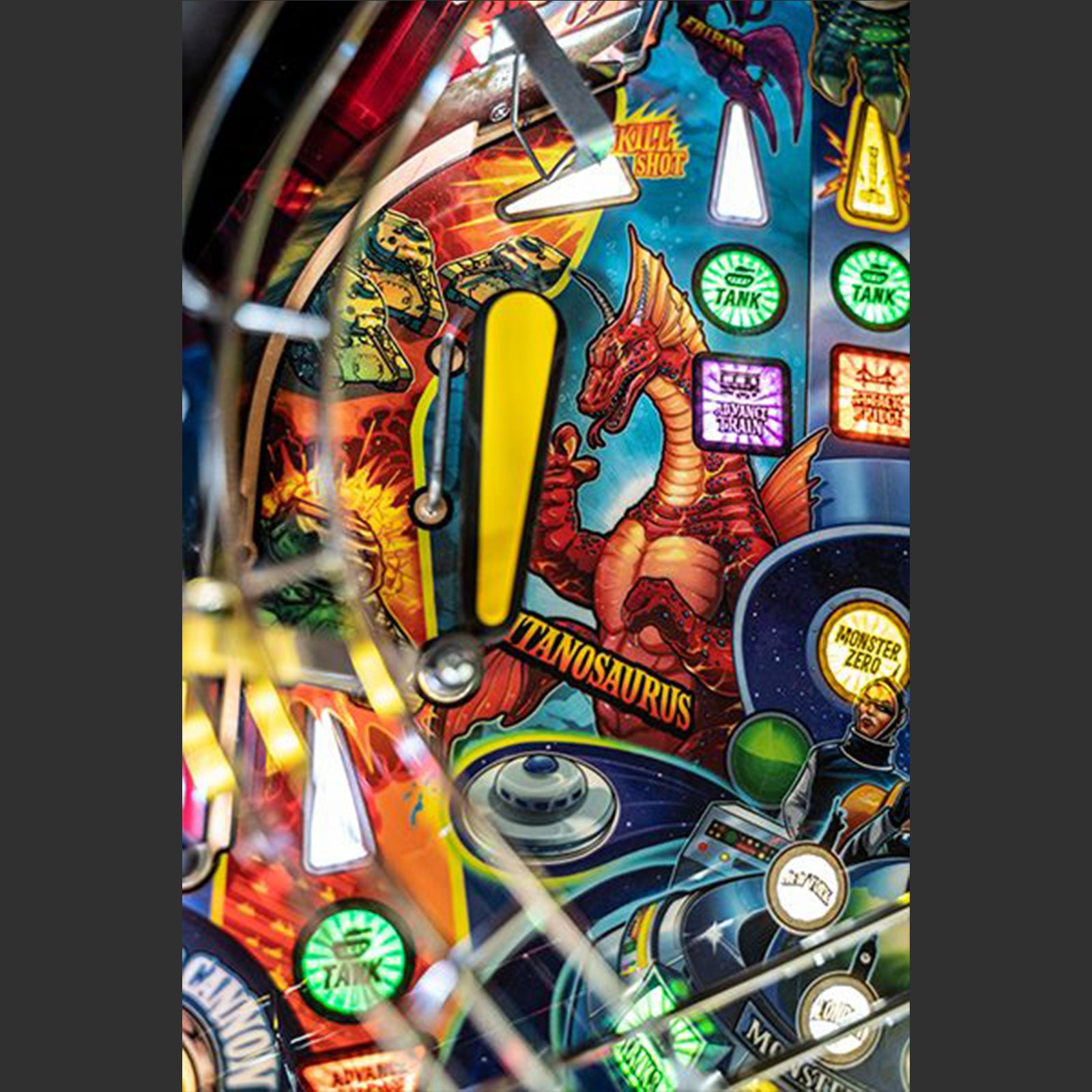Nitro Pinball Sales USA - Stern Pinball Machine Godzilla Pro