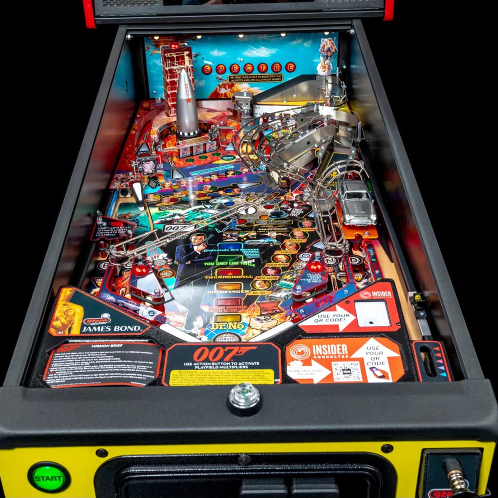 Nitro Pinball Sales USA Stern James Bond 007 Dr. No PRO Pinball Machine