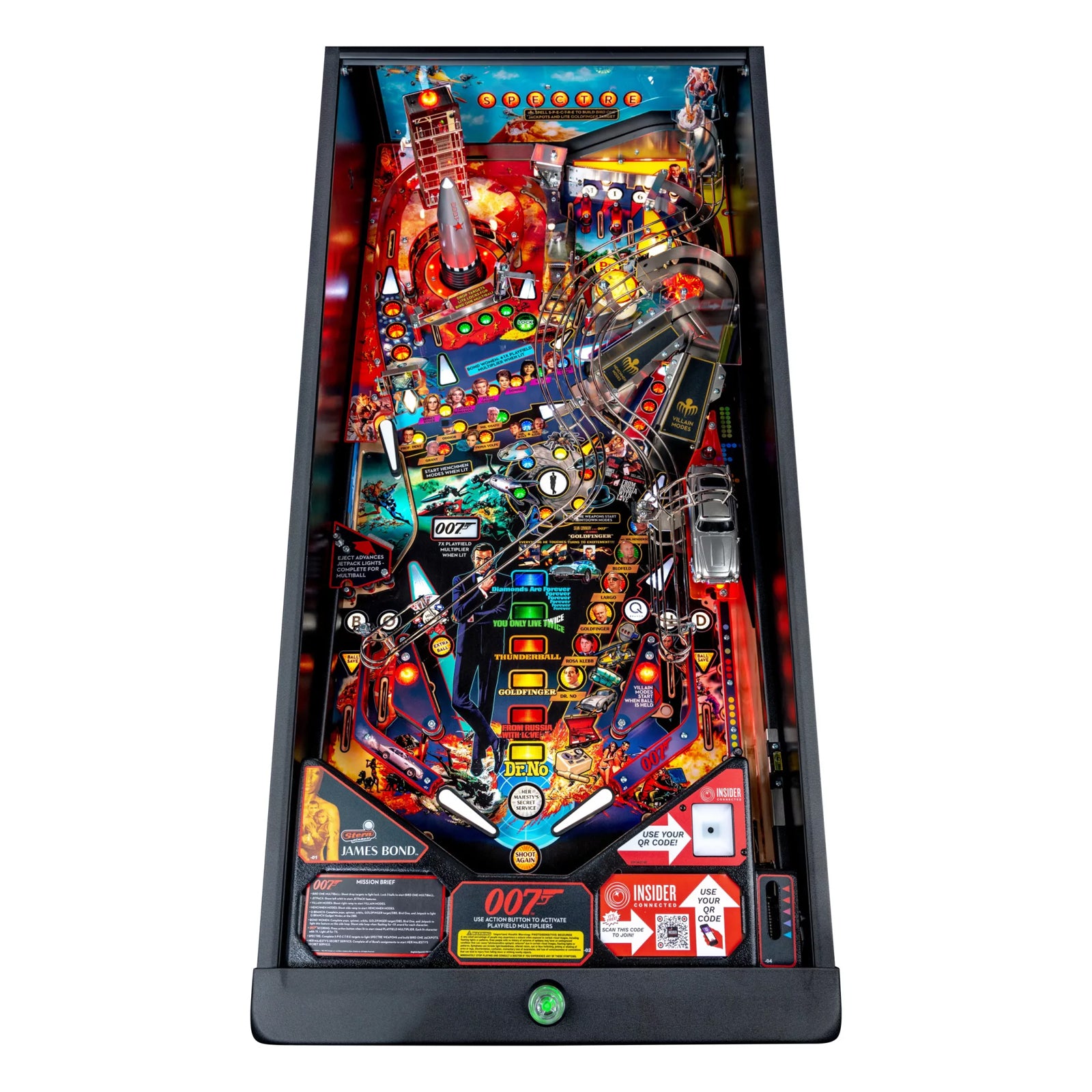 Nitro Pinball Sales USA Stern James Bond 007 Dr. No PRO Pinball Machine