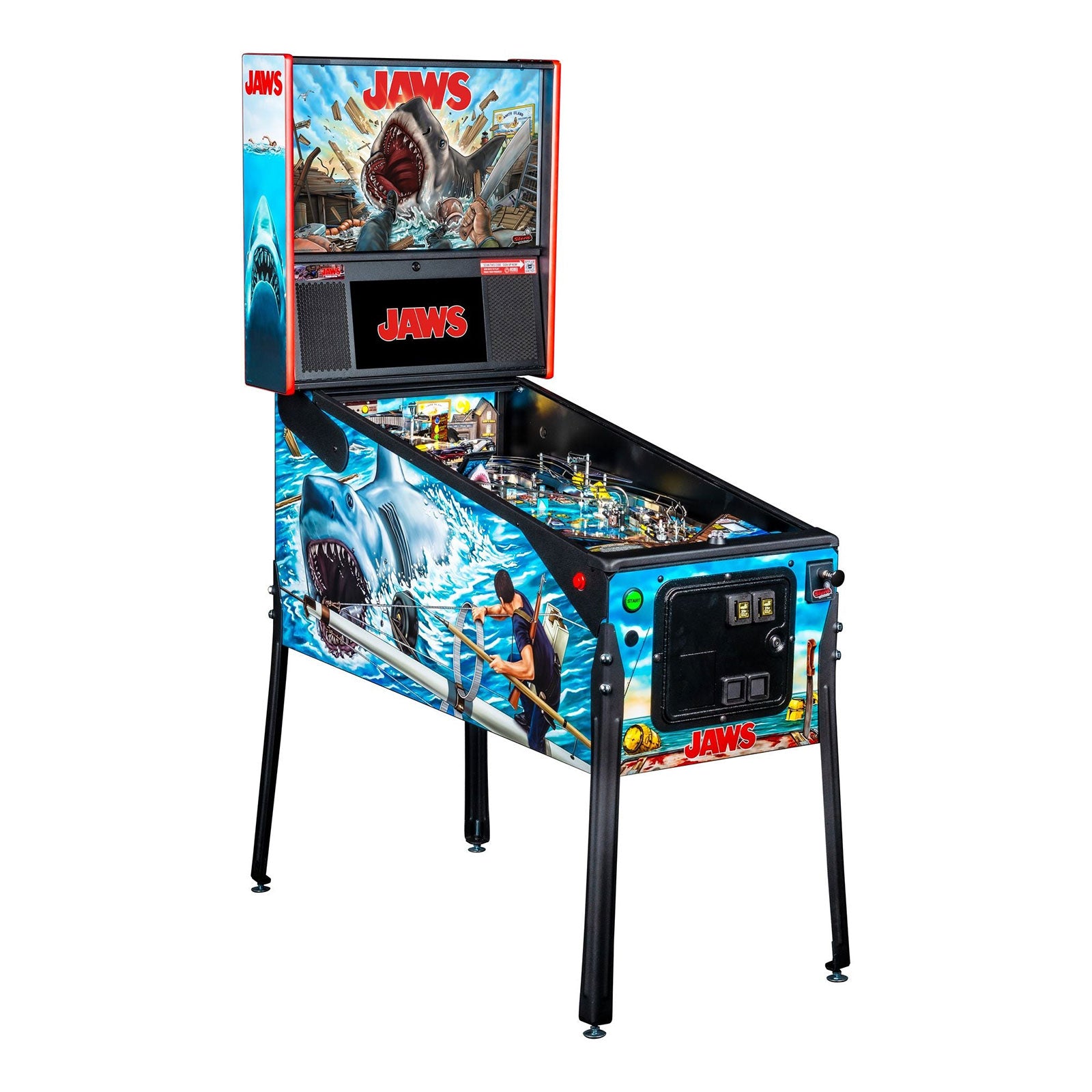 Nitro Pinball Sales USA Stern Pinball Machine Jaws Premium
