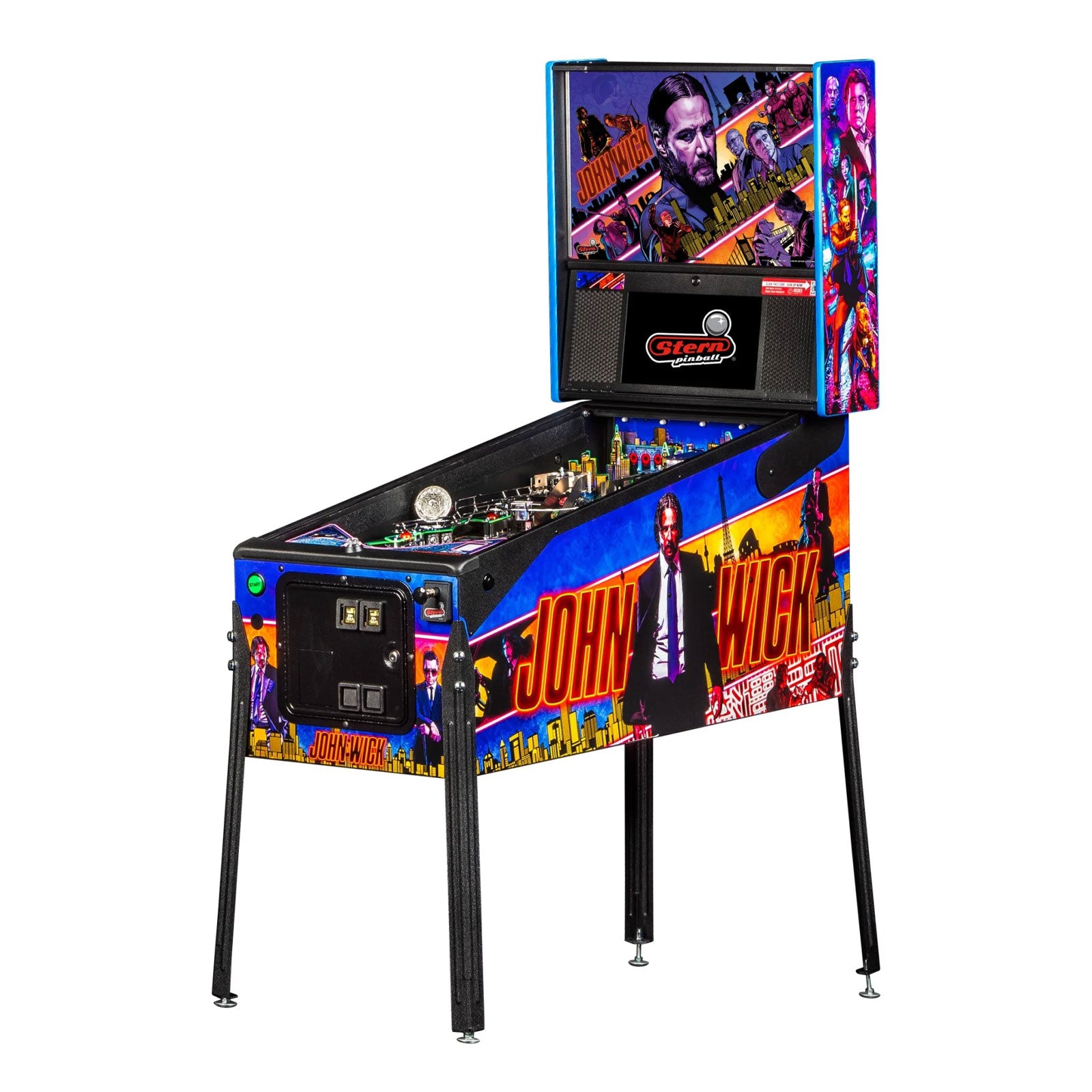 Nitro Pinball Sales USA Stern Pinball Machine John Wick Premium