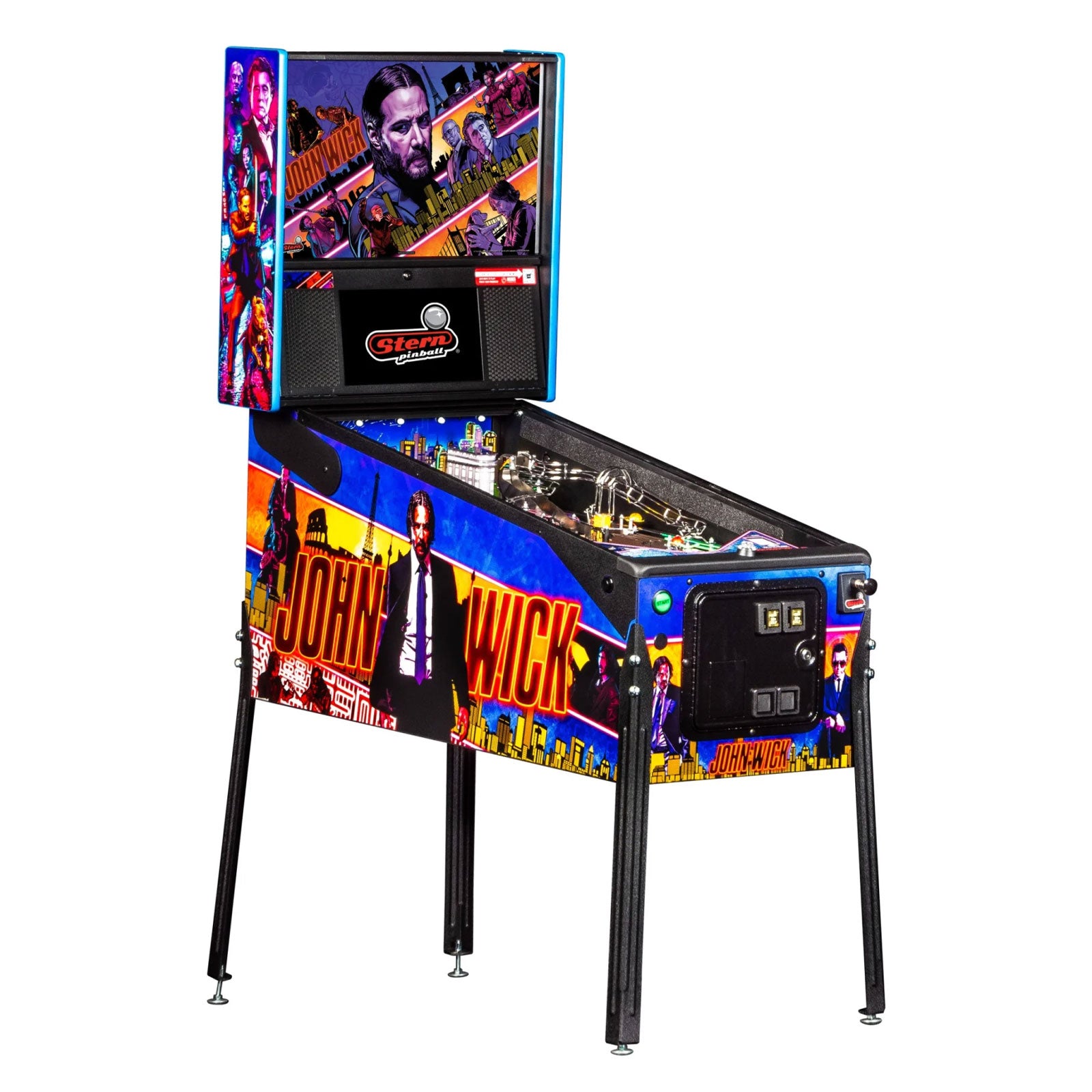 Nitro Pinball Sales USA Stern Pinball Machine John Wick Premium