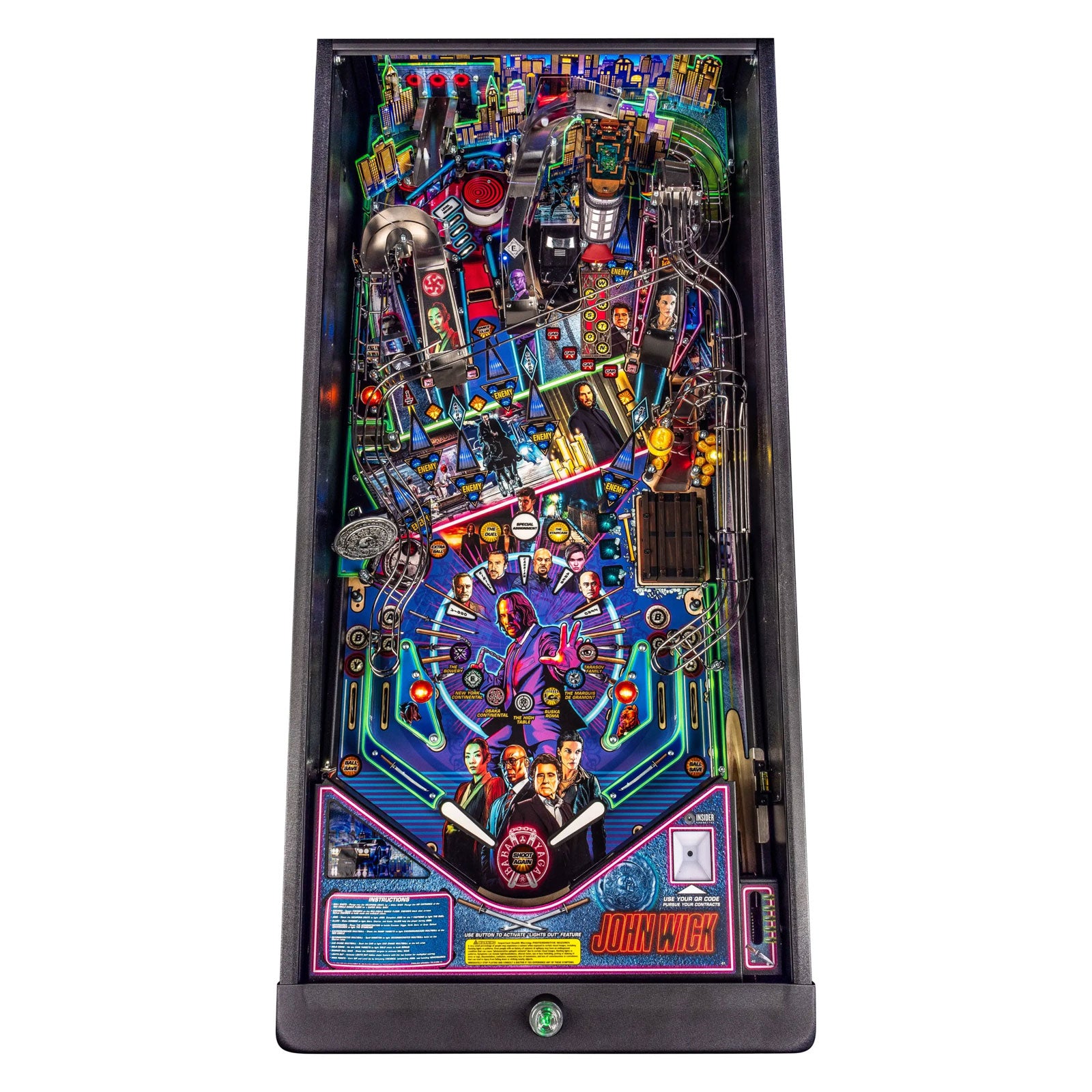 Nitro Pinball Sales USA Stern Pinball Machine John Wick Premium