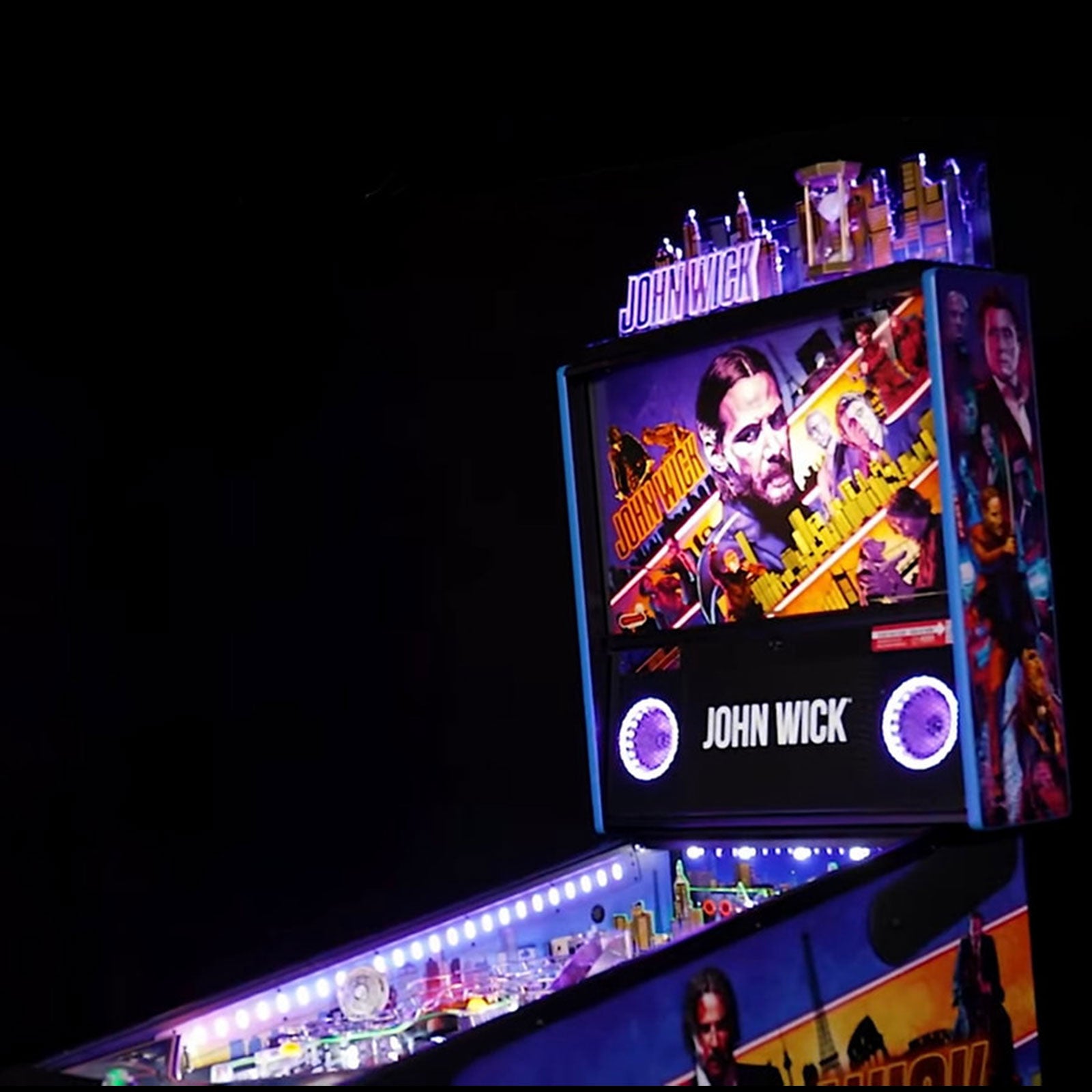 Nitro Pinball Sales Parts & Accessories John Wick Pinball Topper
