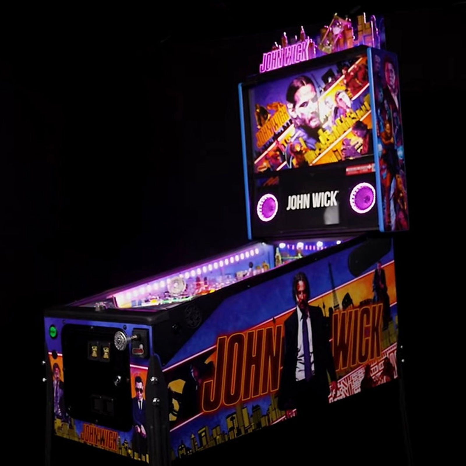 Nitro Pinball Sales Parts & Accessories John Wick Pinball Topper