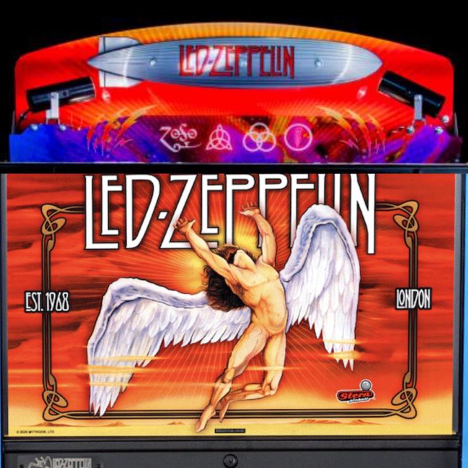 Nitro Pinball Sales USA Stern Accessories LED ZEPPELIN Pinball Topper