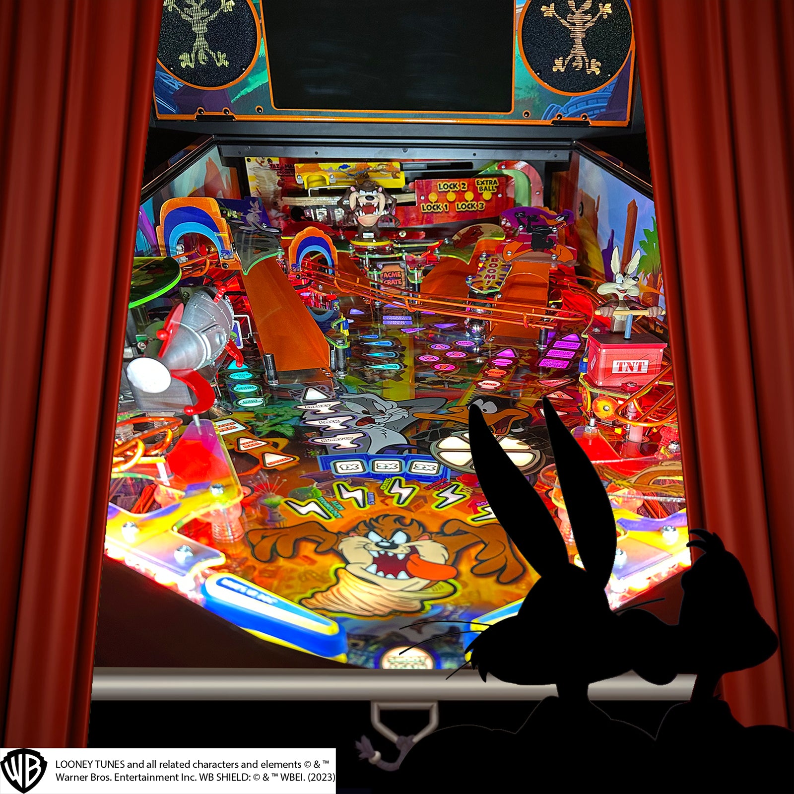 Nitro Pinball Sales USA Looney Tunes Collector's Edition Spooky Pinball Machine