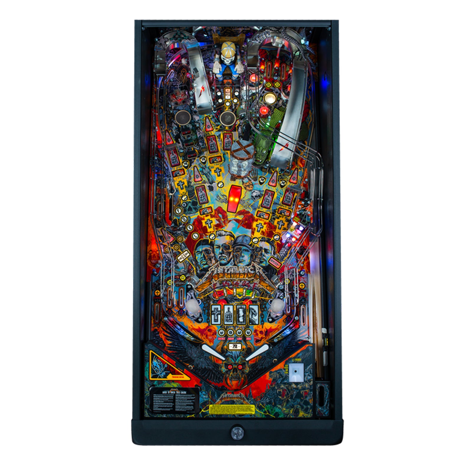 Nitro Pinball USA Sales Stern Metallica Remastered Premium Pinball Machine