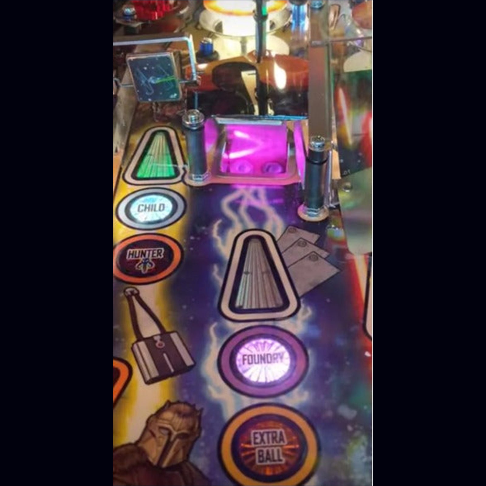 Nitro Pinball Sales Playfield Parts and Accessories Mandalorian Interactive Foundry Scoop Light