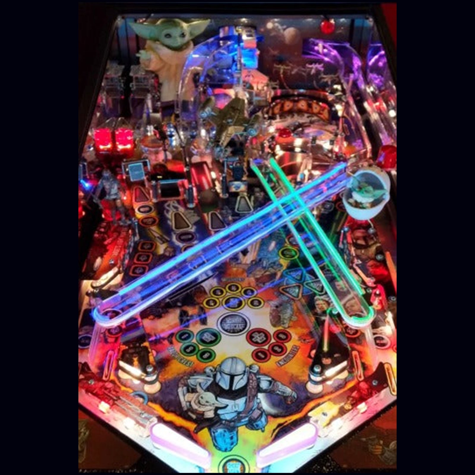 Nitro Pinball Sales Playfield Accessories Mandalorian PRO - Interactive RAMP Lights!