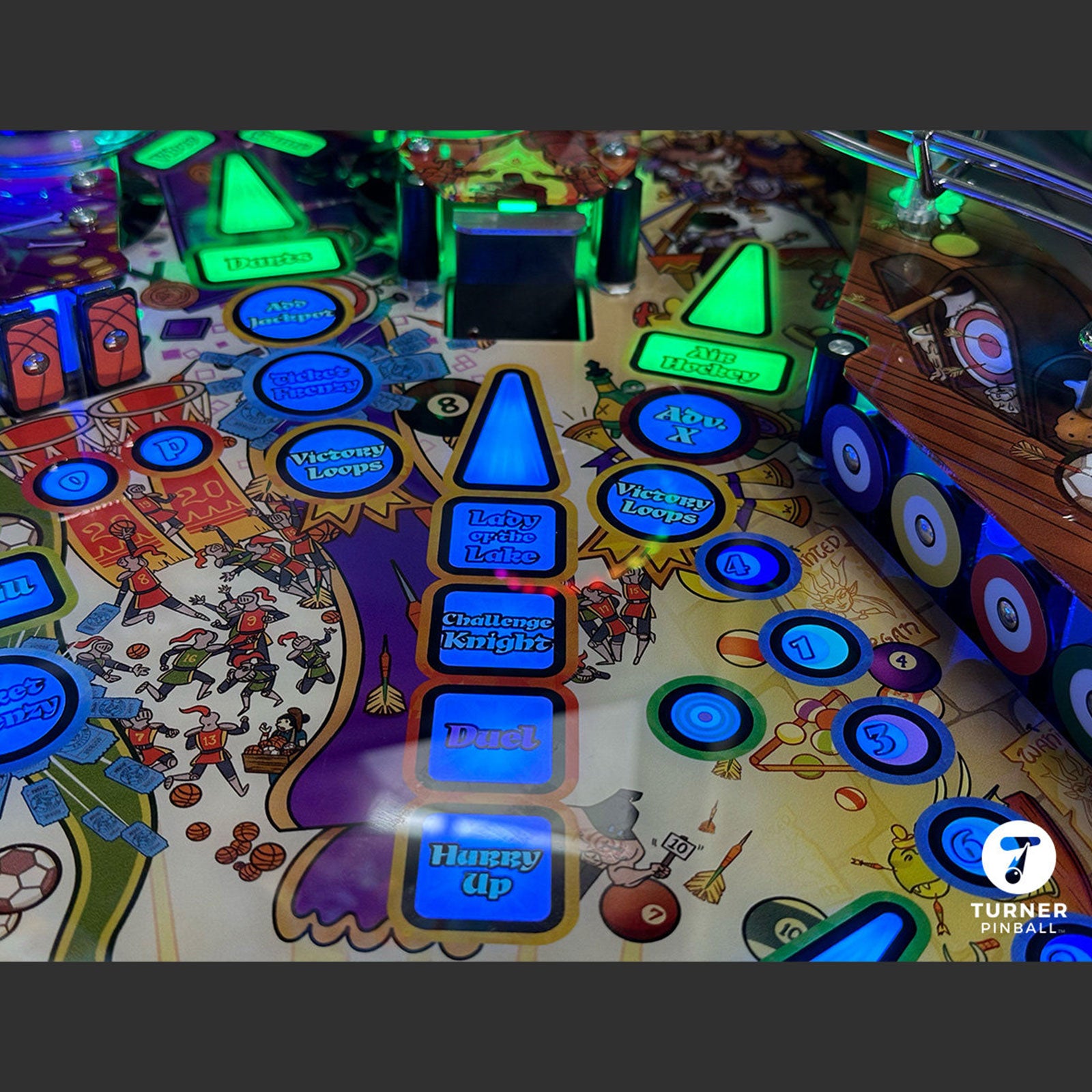 Nitro Pinball Sales Pinball Machine Merlin's Arcade Pinball Machine by Turner Pinball