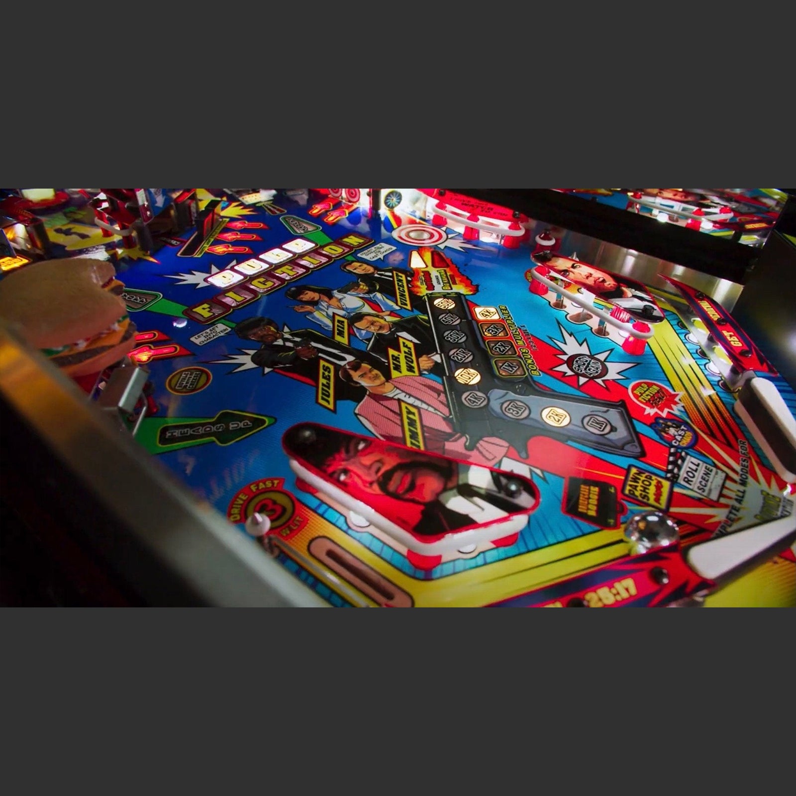 Nitro Pinball Sales USA Pulp Fiction: Special Edition Chicago Gaming Pinball Machine