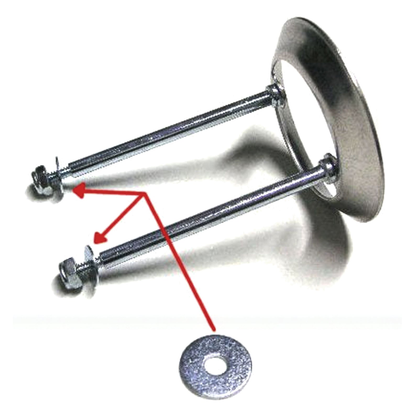 Nitro Pinball Sales Parts & Accessories Pop Bumper Ring & Rod Assy w/washers