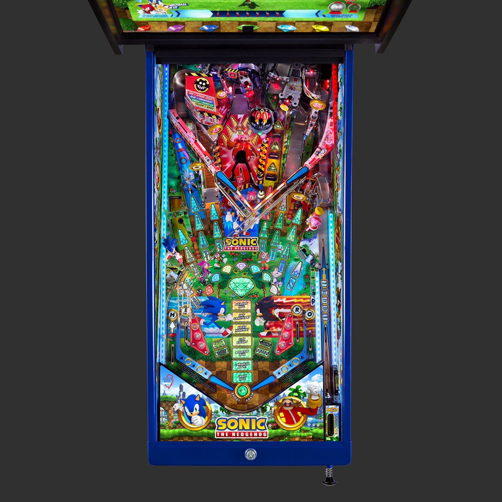 Nitro Pinball Sales SONIC The Hedgehog Special Edition Jersey Jack Pinball Machine