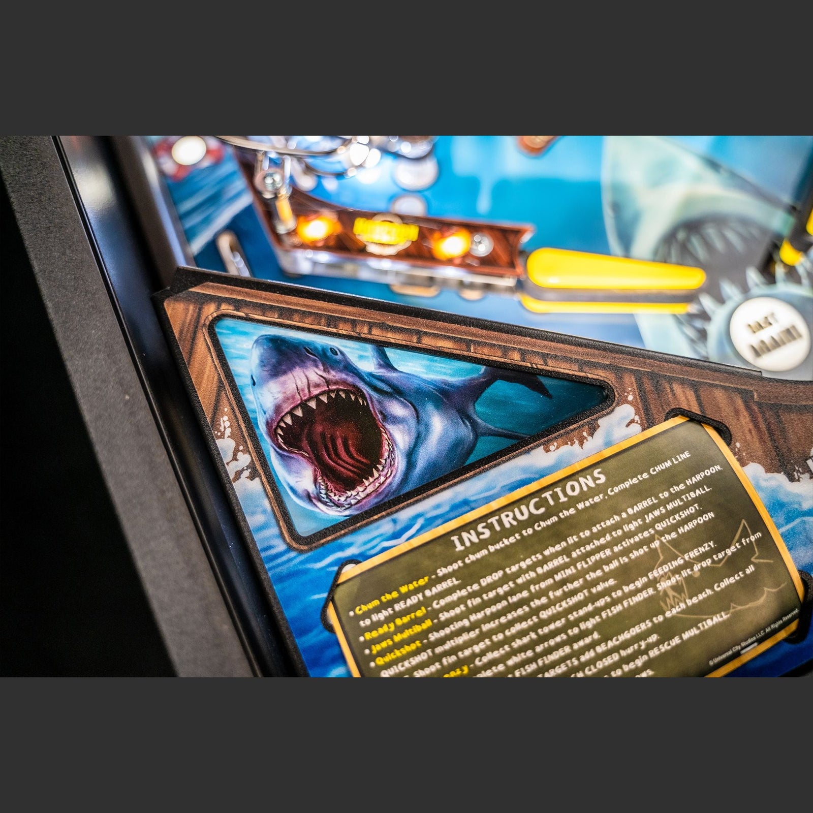 Nitro Pinball Sales USA Stern Pinball Machine Jaws Premium