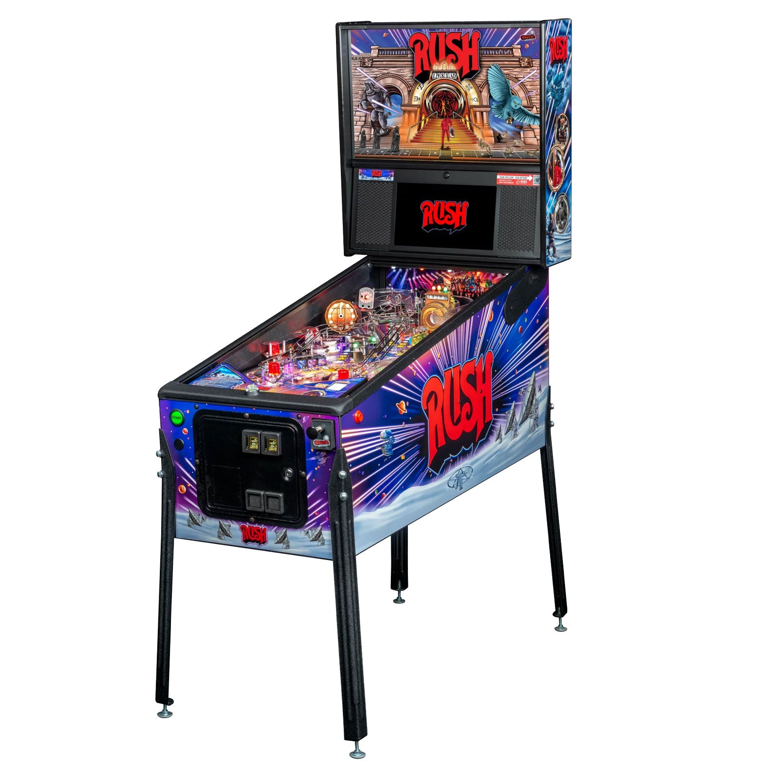 Nitro Pinball Sales USA Stern Pinball Machine RUSH-PREMIUM