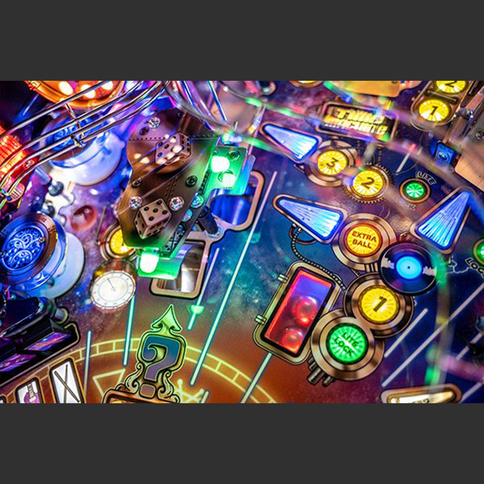 Nitro Pinball Sales USA Stern Pinball Machine RUSH-PREMIUM Playfield