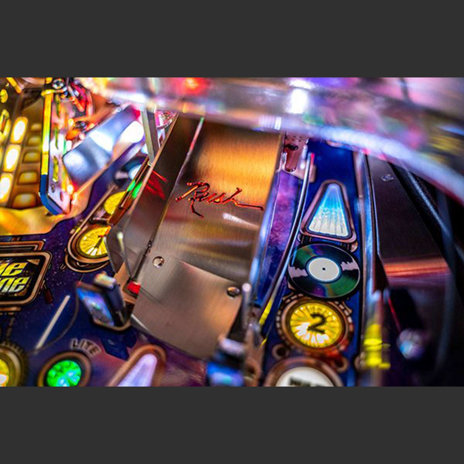 Nitro Pinball Sales USA Stern Pinball Machine RUSH-PREMIUM Playfield