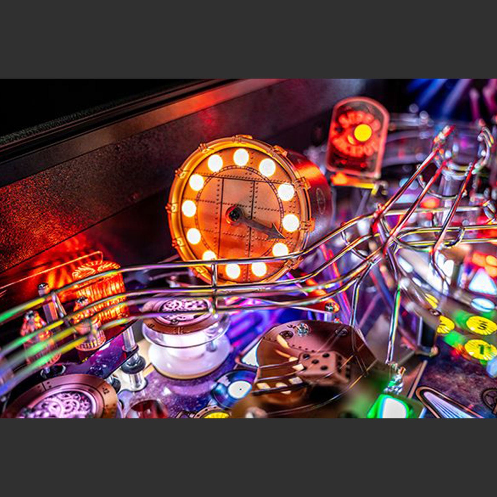 Nitro Pinball Sales USA Stern Pinball Machine RUSH-PREMIUM Playfield