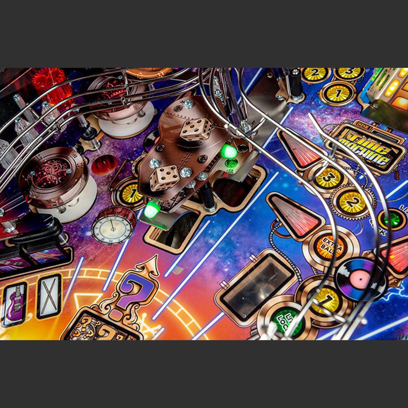 Nitro Pinball Sales USA Stern Pinball Machine RUSH-PREMIUM Playfield