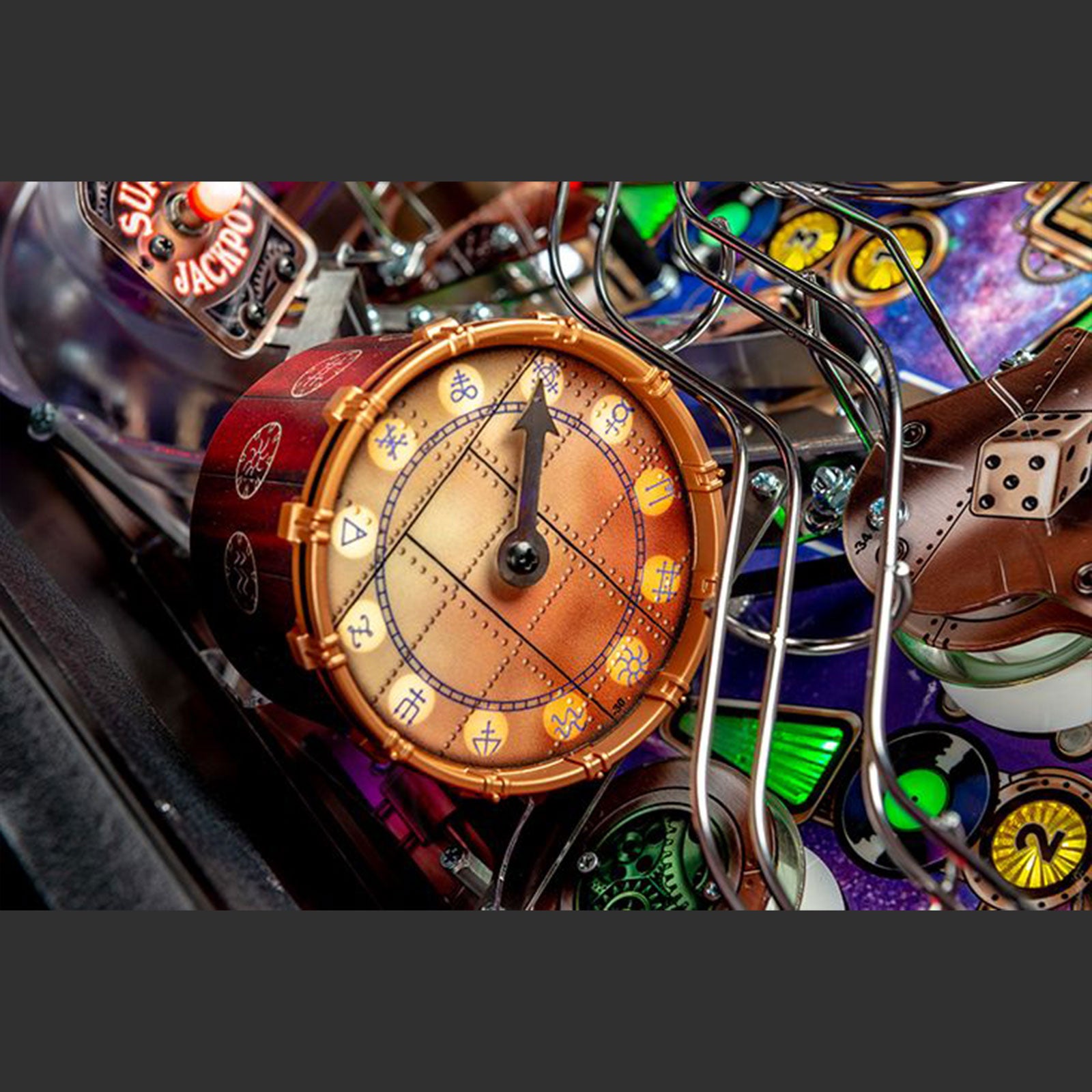 Nitro Pinball Sales USA Stern Pinball Machine RUSH-PREMIUM Playfield