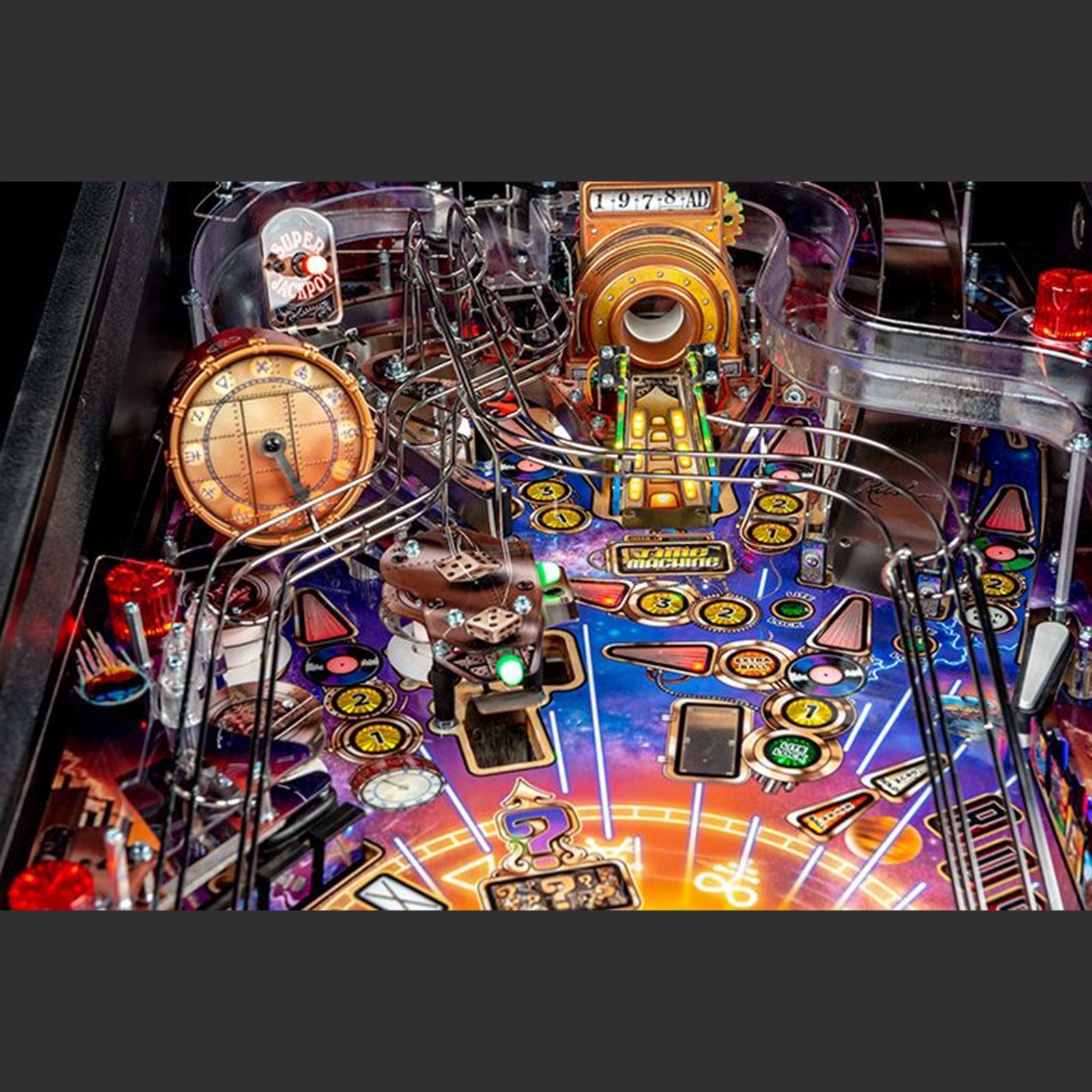 Nitro Pinball Sales USA Stern Pinball Machine RUSH-PREMIUM Playfield