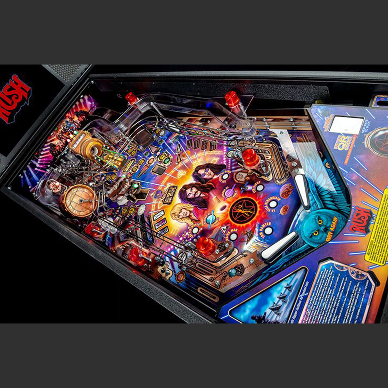 Nitro Pinball Sales USA Stern Pinball Machine RUSH-PREMIUM Playfield