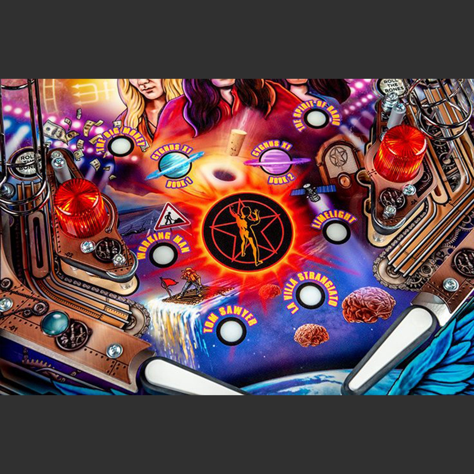 Nitro Pinball Sales USA Stern Pinball Machine RUSH-PREMIUM Playfield