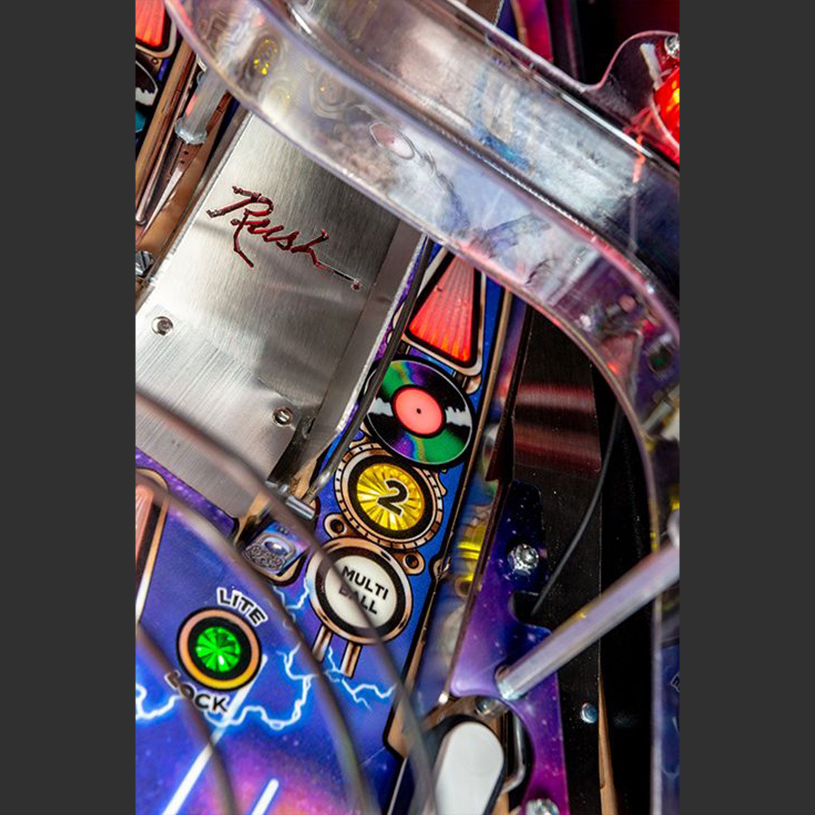 Nitro Pinball Sales USA Stern Pinball Machine RUSH-PREMIUM Playfield