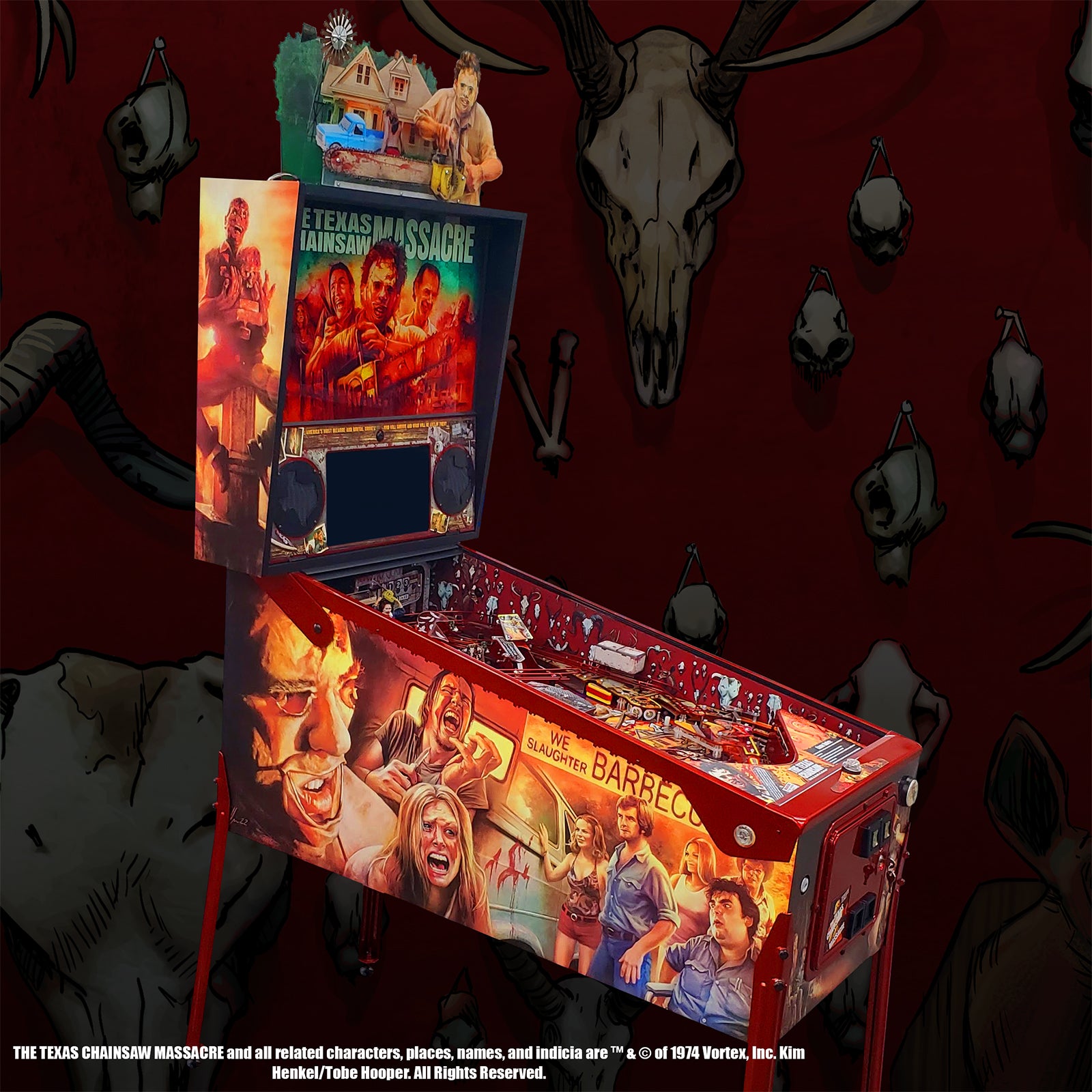 Nitro Pinball Sales USA Texas Chainsaw Massacre Collector's Edition Spooky Pinball
