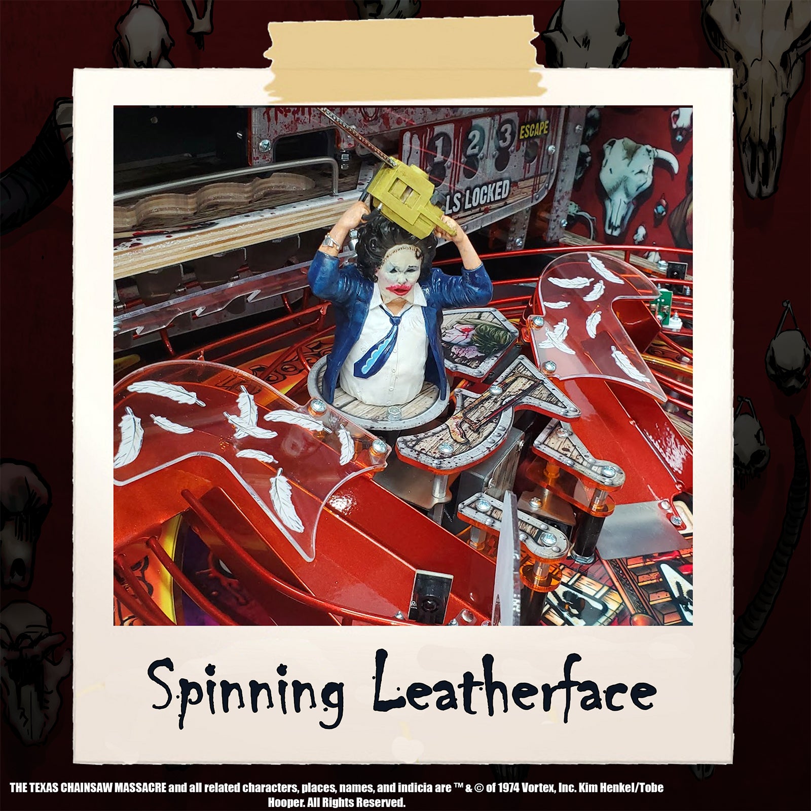 Nitro Pinball Sales USA Texas Chainsaw Massacre Collector's Edition Spooky Pinball