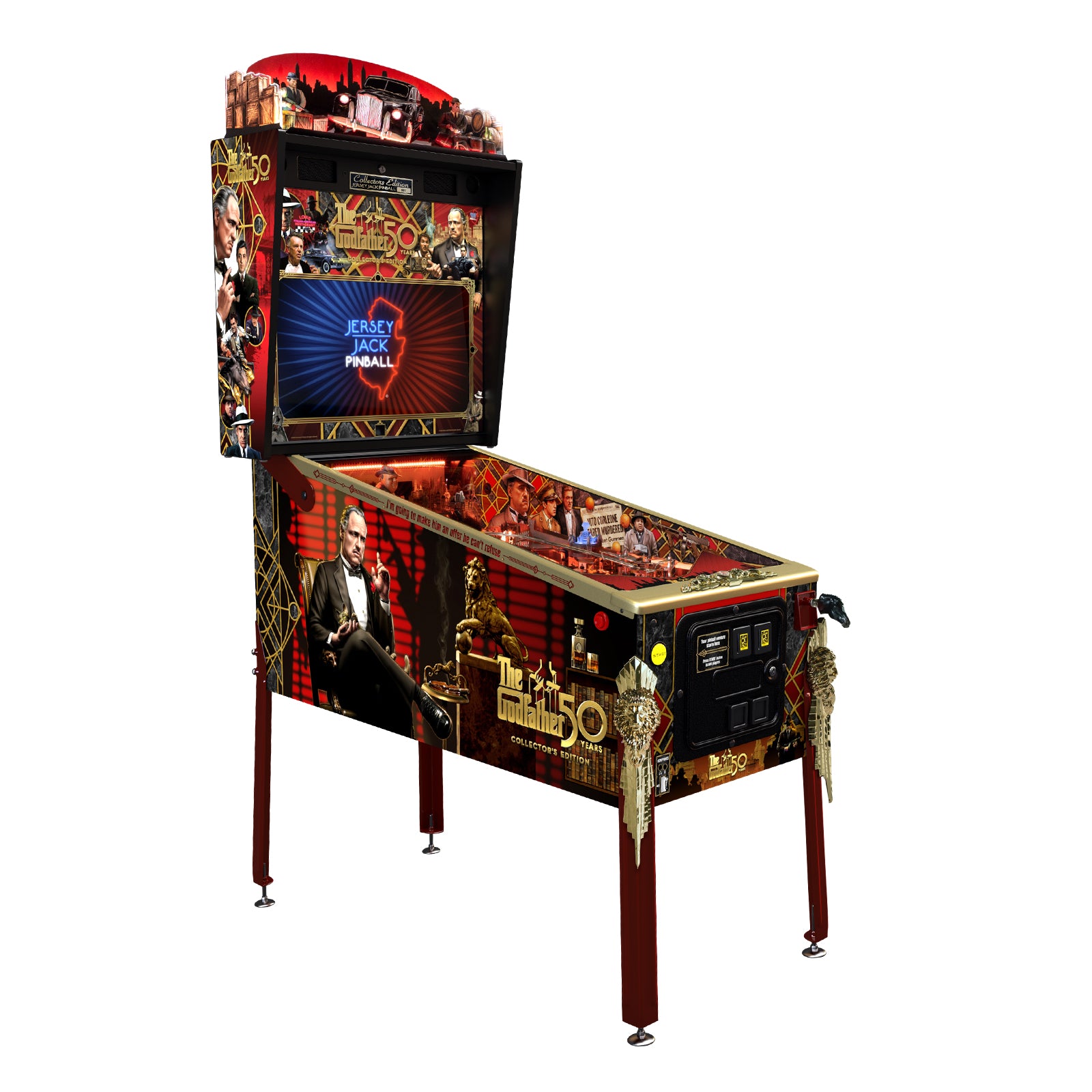 Nitro Pinball Sales USA The Godfather™ Collector's Edition Jersey Jack Pinball Machine