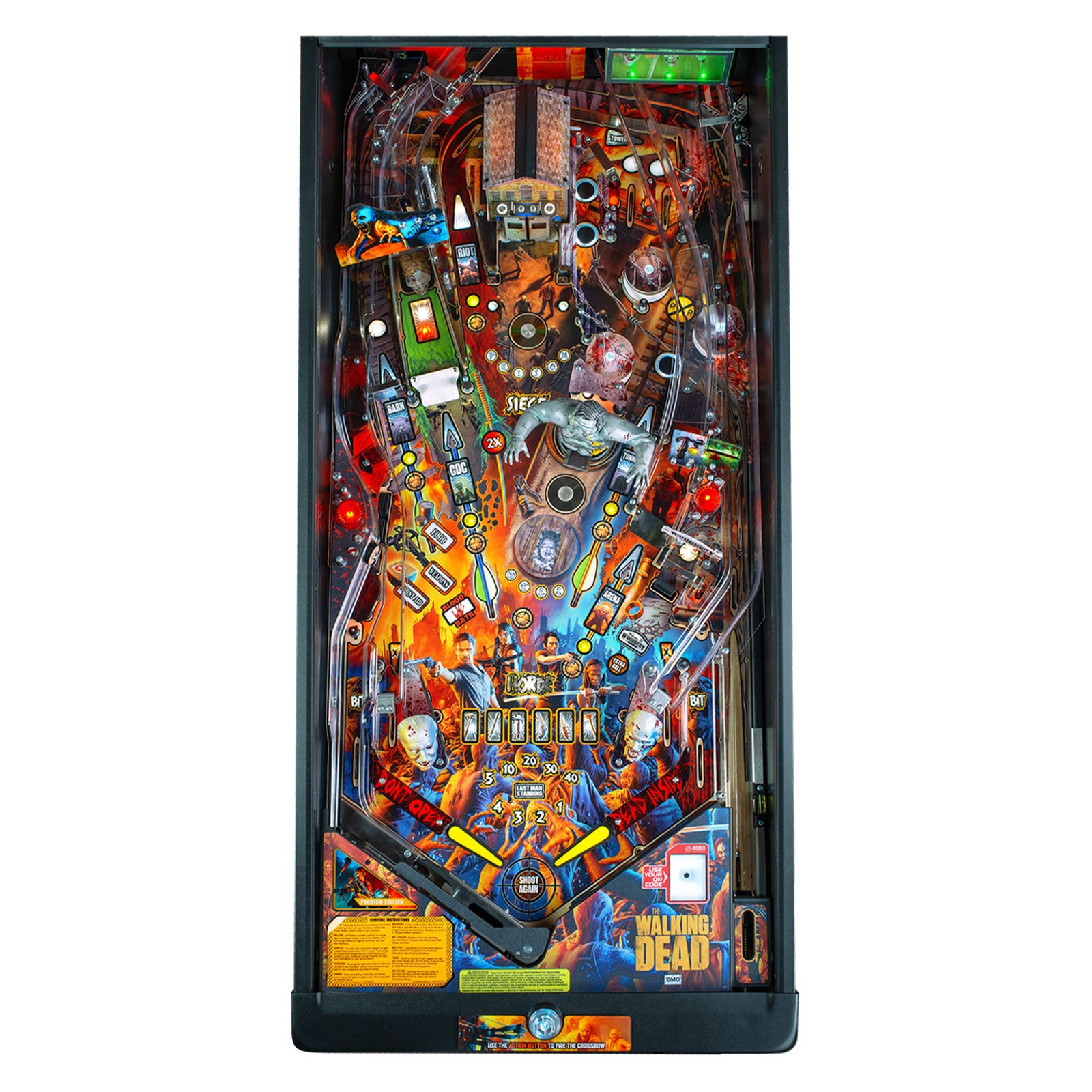 Nitro Pinball Sales The Walking Dead REMASTERED Premium Stern Pinball Machine