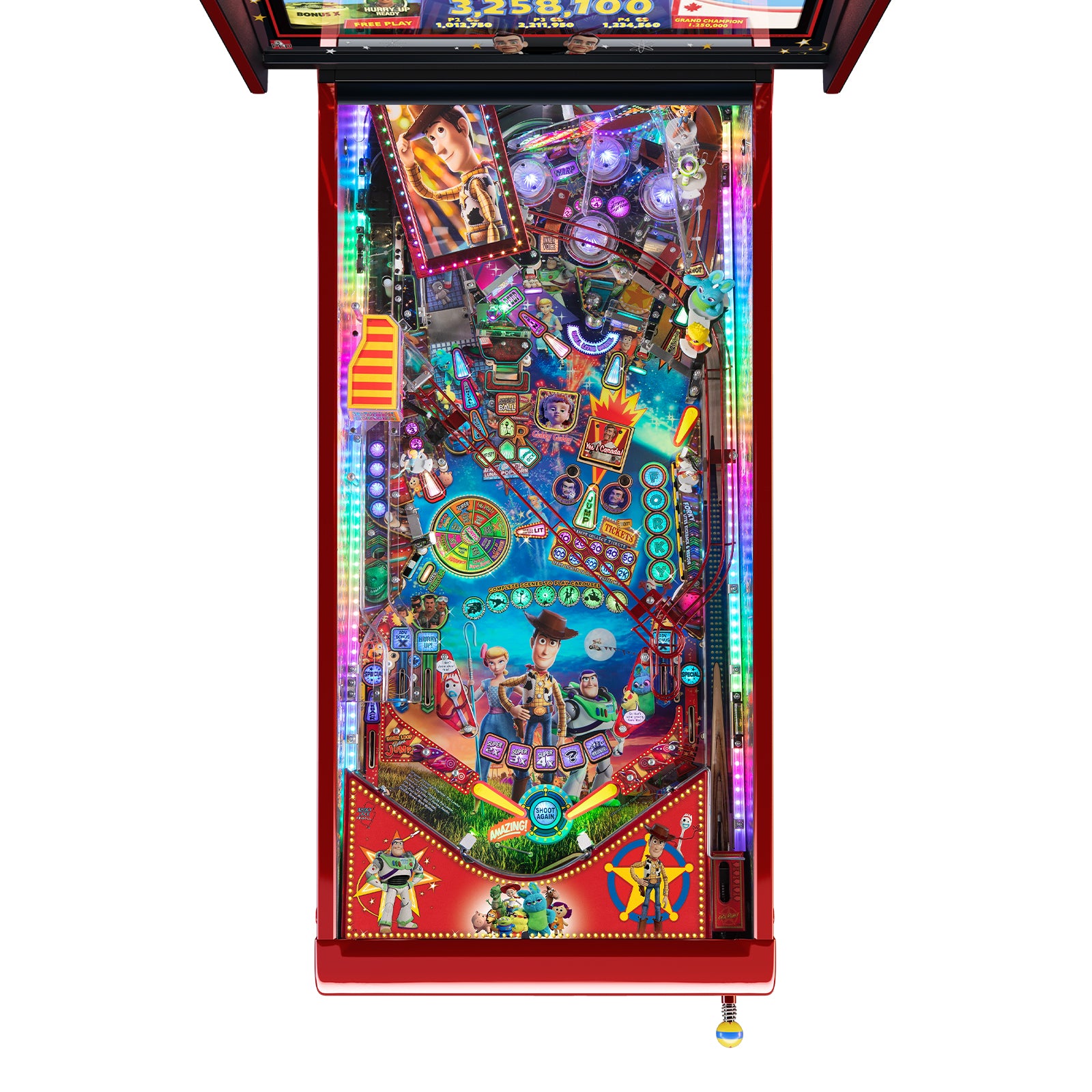 Nitro Pinball Sales USA Toy Story Collector's Edition Jersey Jack Pinball Machine
