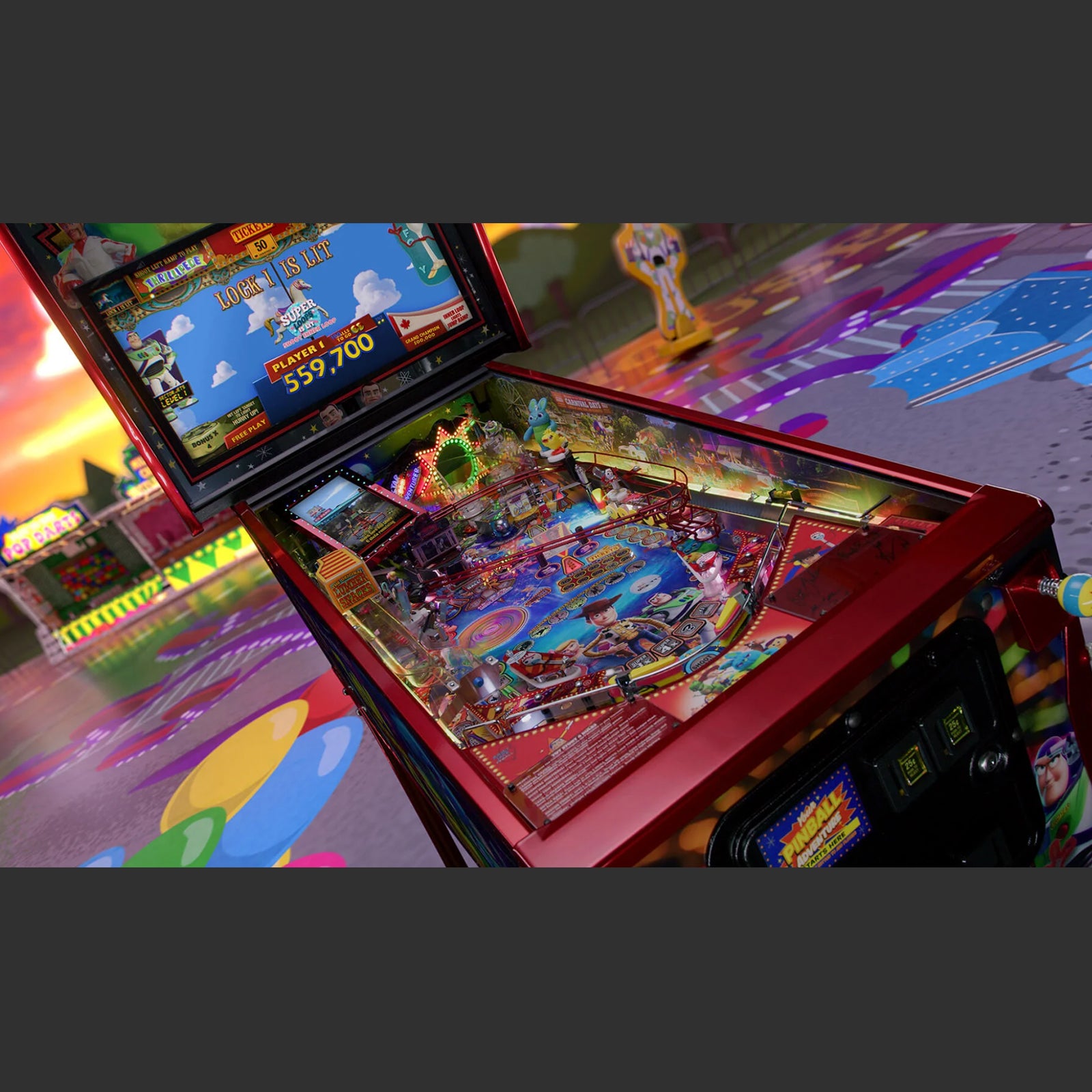 Nitro Pinball Sales USA Toy Story Collector's Edition Jersey Jack Pinball Machine