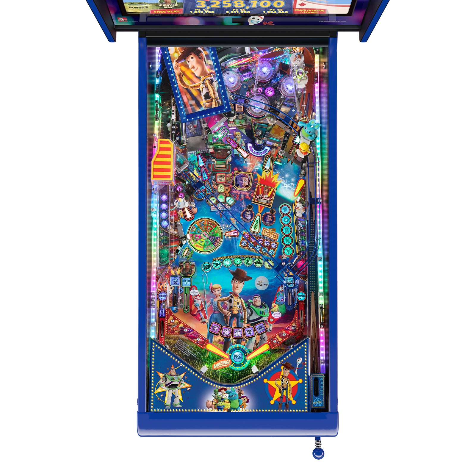 Nitro Pinball Sales USA Toy Story Limited Edition Jersey Jack Pinball Machine